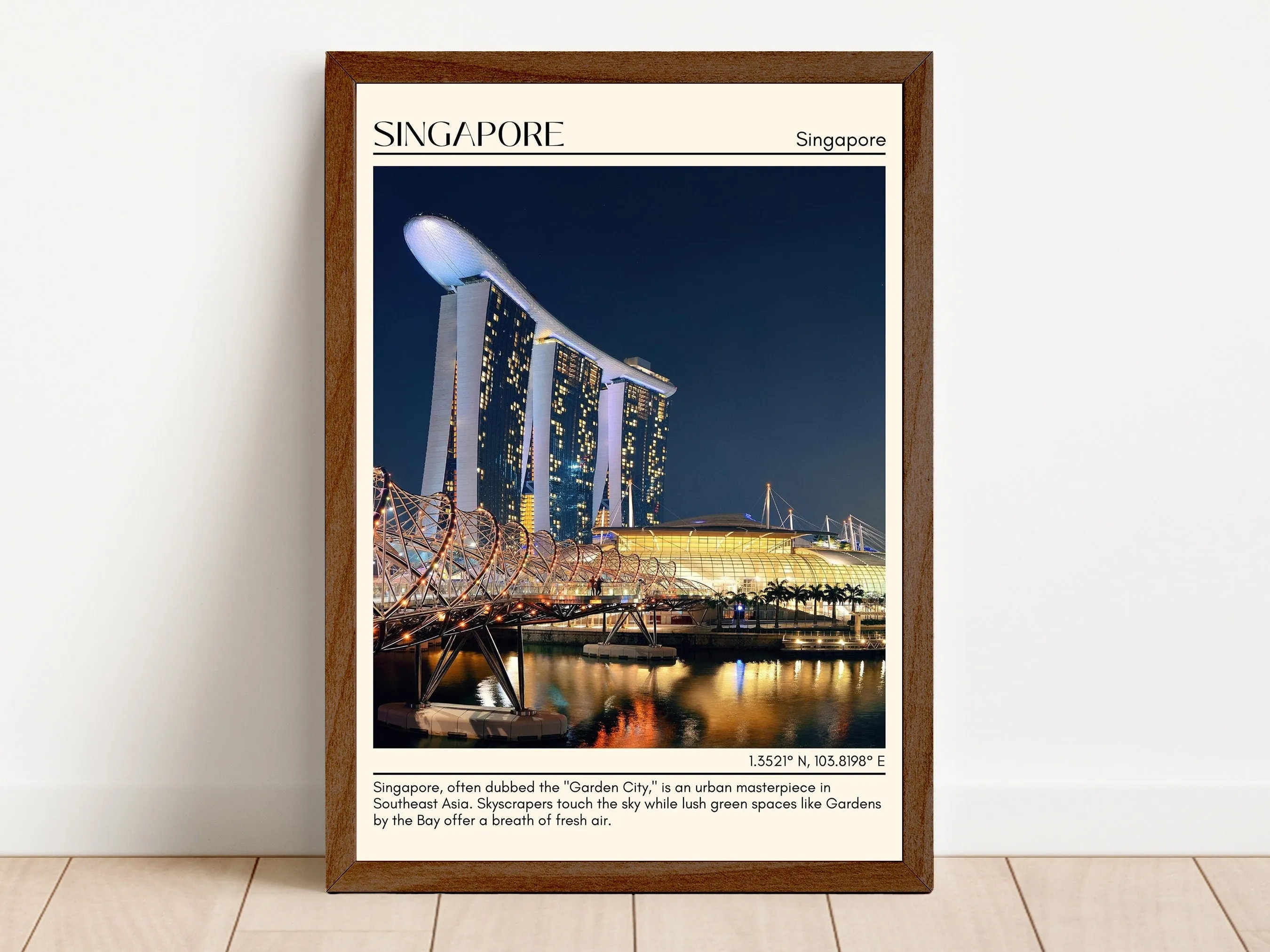 Singapore Minimal Wall Art, Singapore