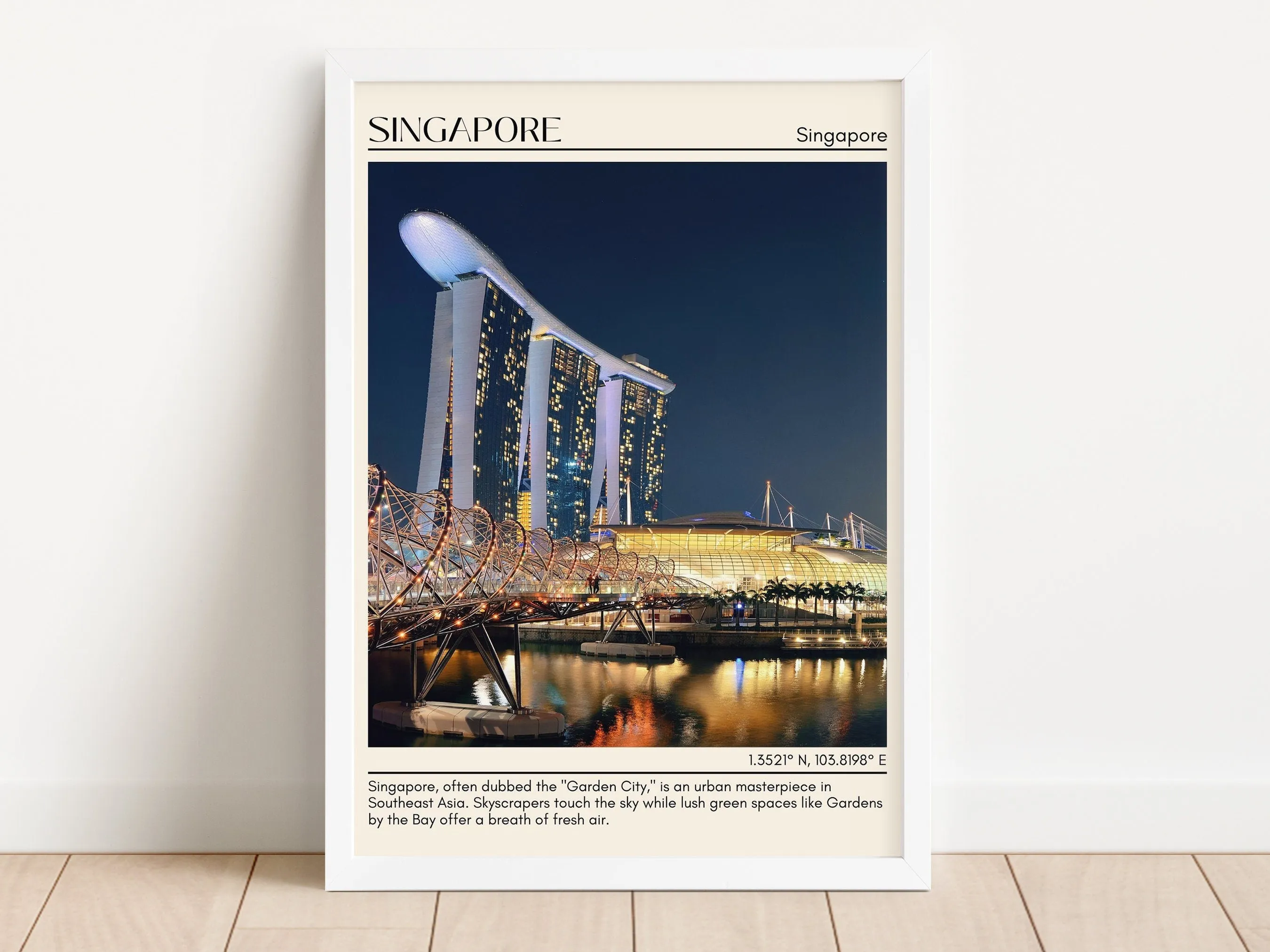 Singapore Minimal Wall Art, Singapore