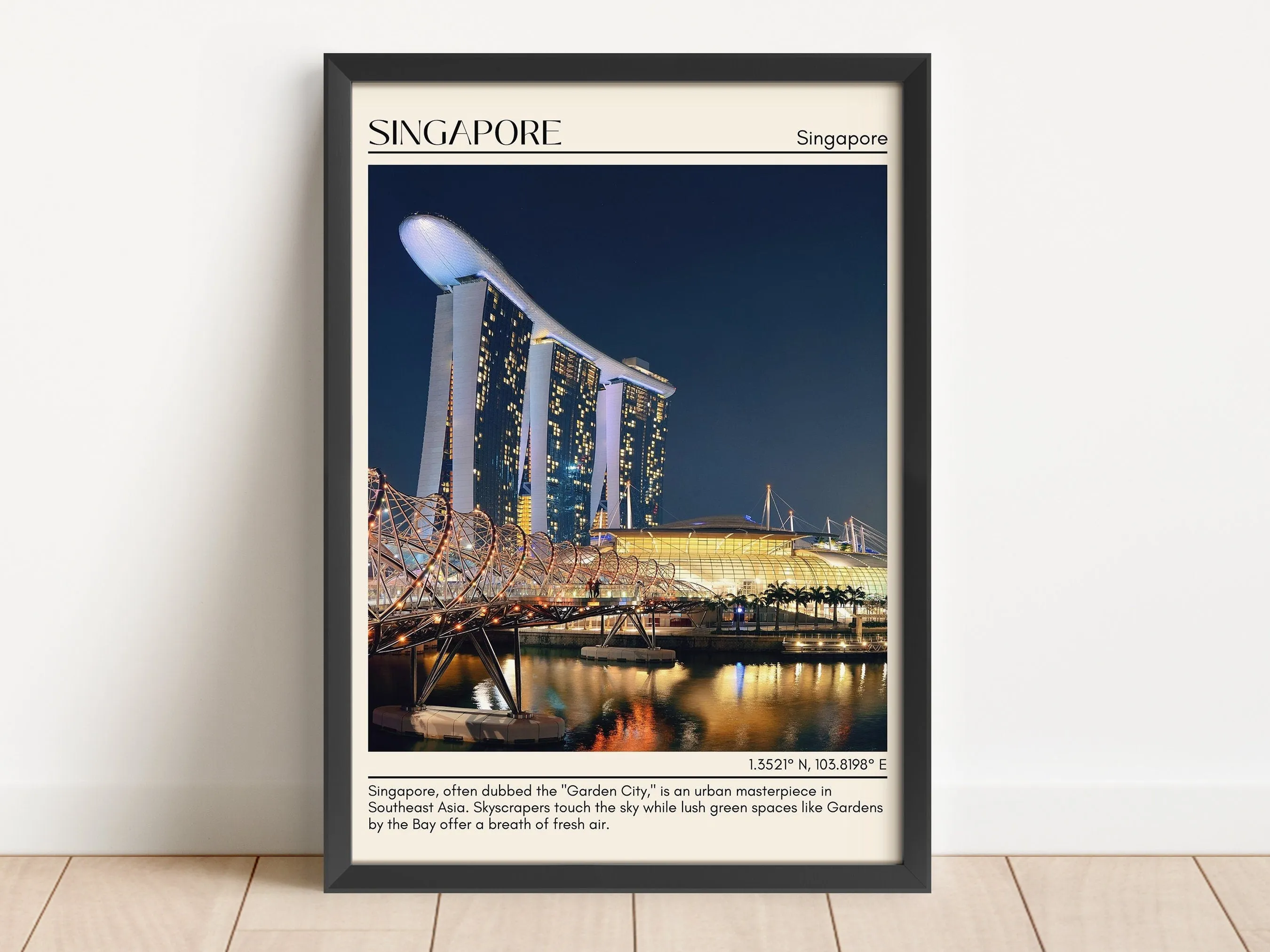 Singapore Minimal Wall Art, Singapore