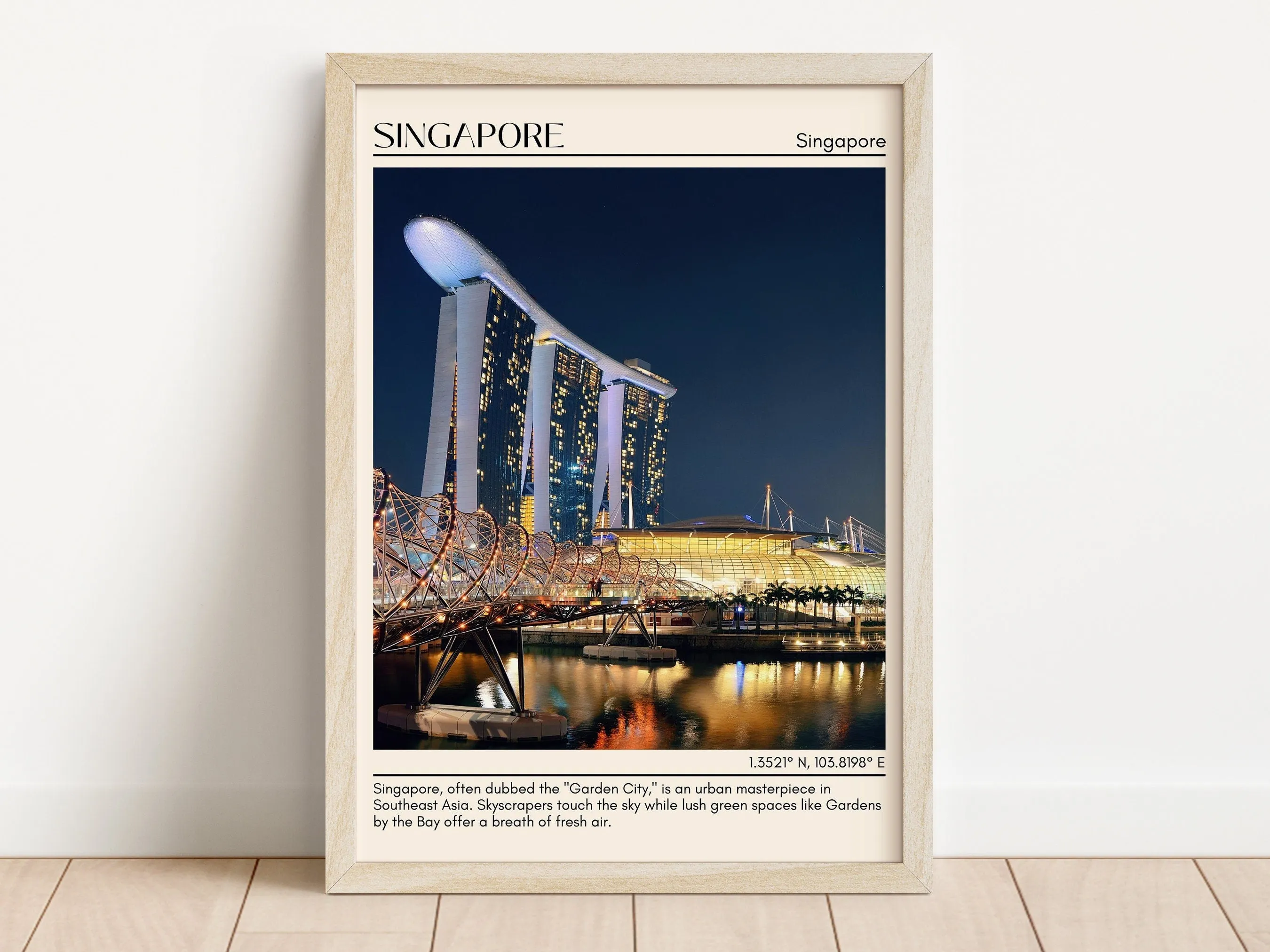 Singapore Minimal Wall Art, Singapore