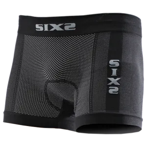 SIX2 Carbon Underwear Butt-Patch Boxer Shorts