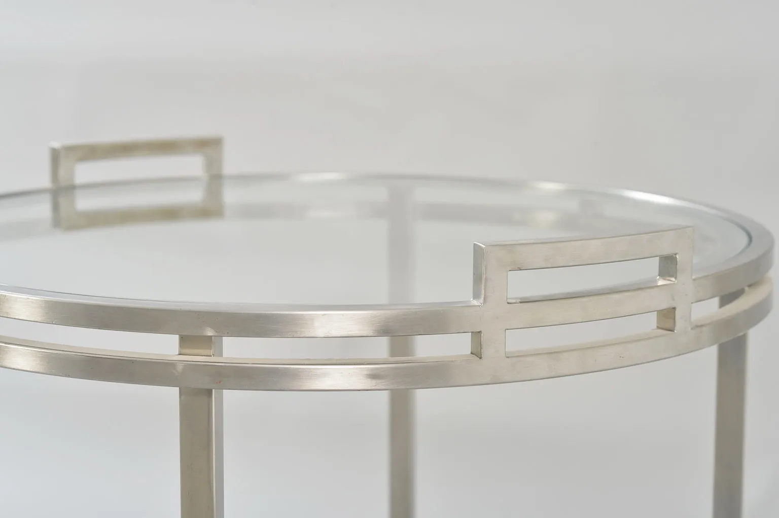 Spencer Accent Table - Stainless Steel