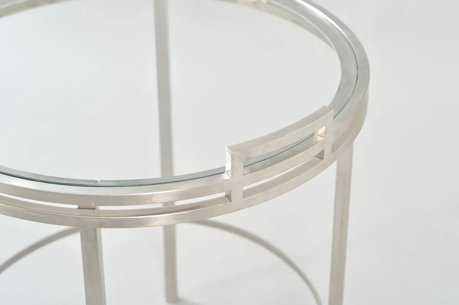 Spencer Accent Table - Stainless Steel