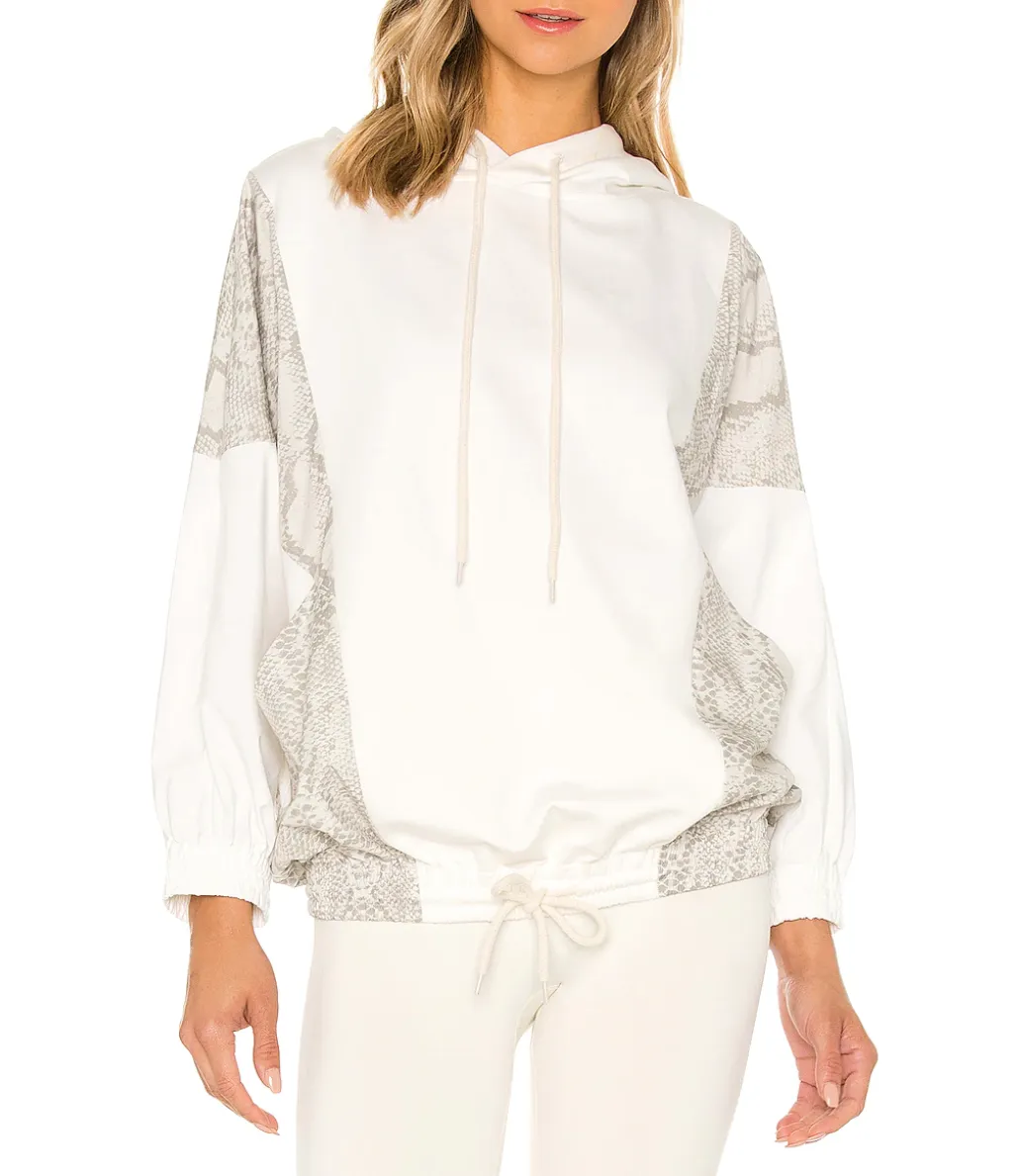 STELLA SNAKE-PRINT PULLOVER
