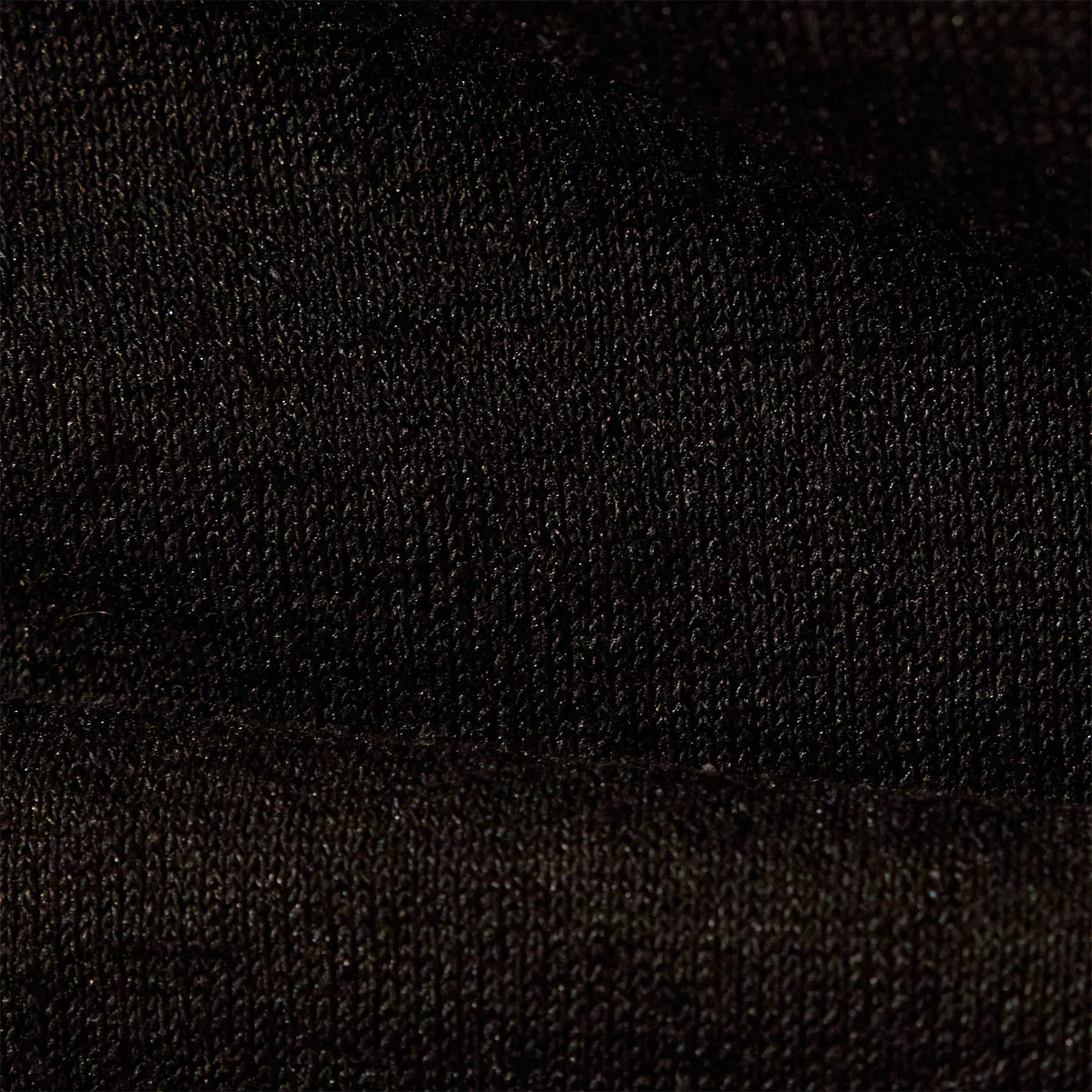 Stretch Linen Double Skirt - Black