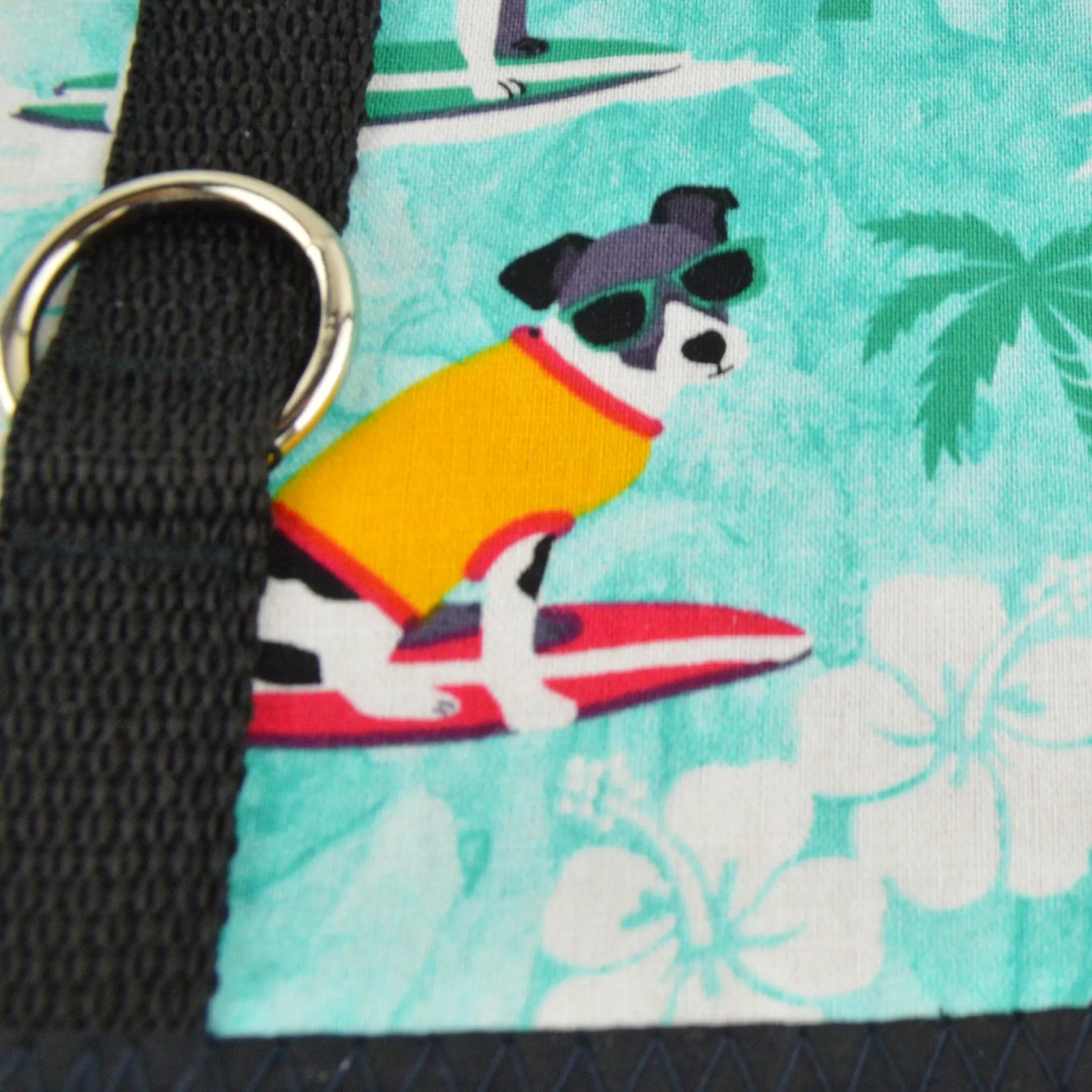 Surf Dog Print Dog Vest Harness