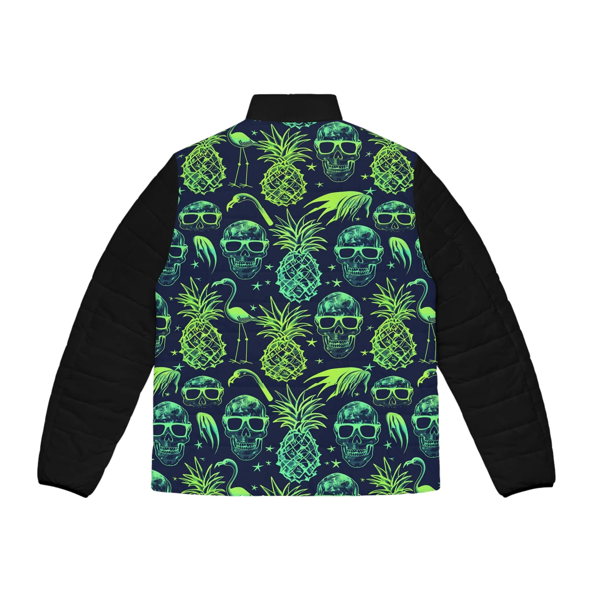 Surface Beach Volleyball Club Men's Puffer Jacket (AOP)