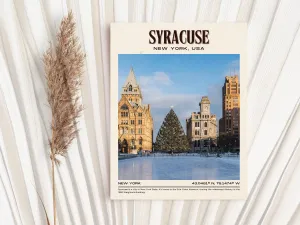 Syracuse Vintage Wall Art, New York, USA