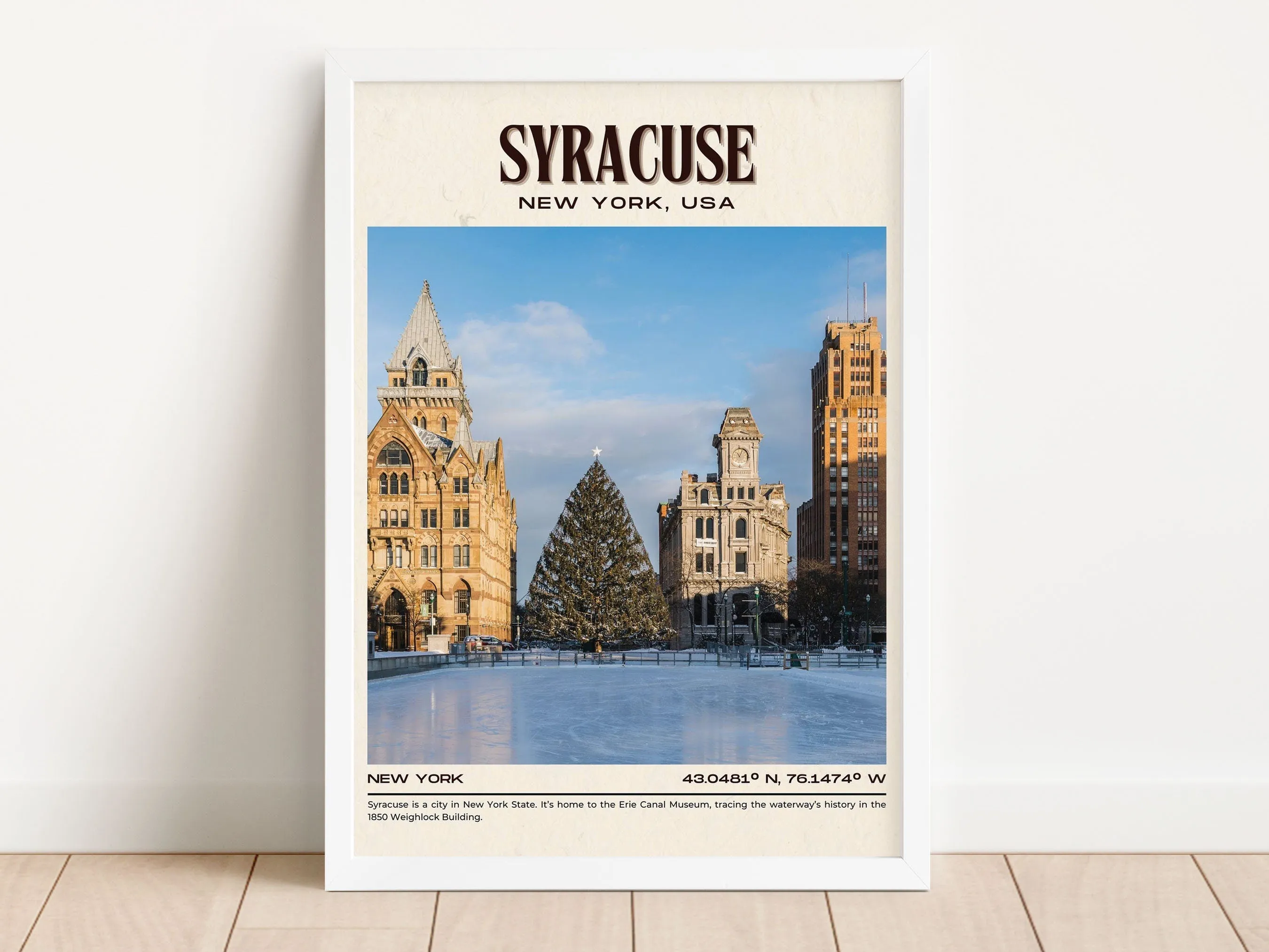 Syracuse Vintage Wall Art, New York, USA