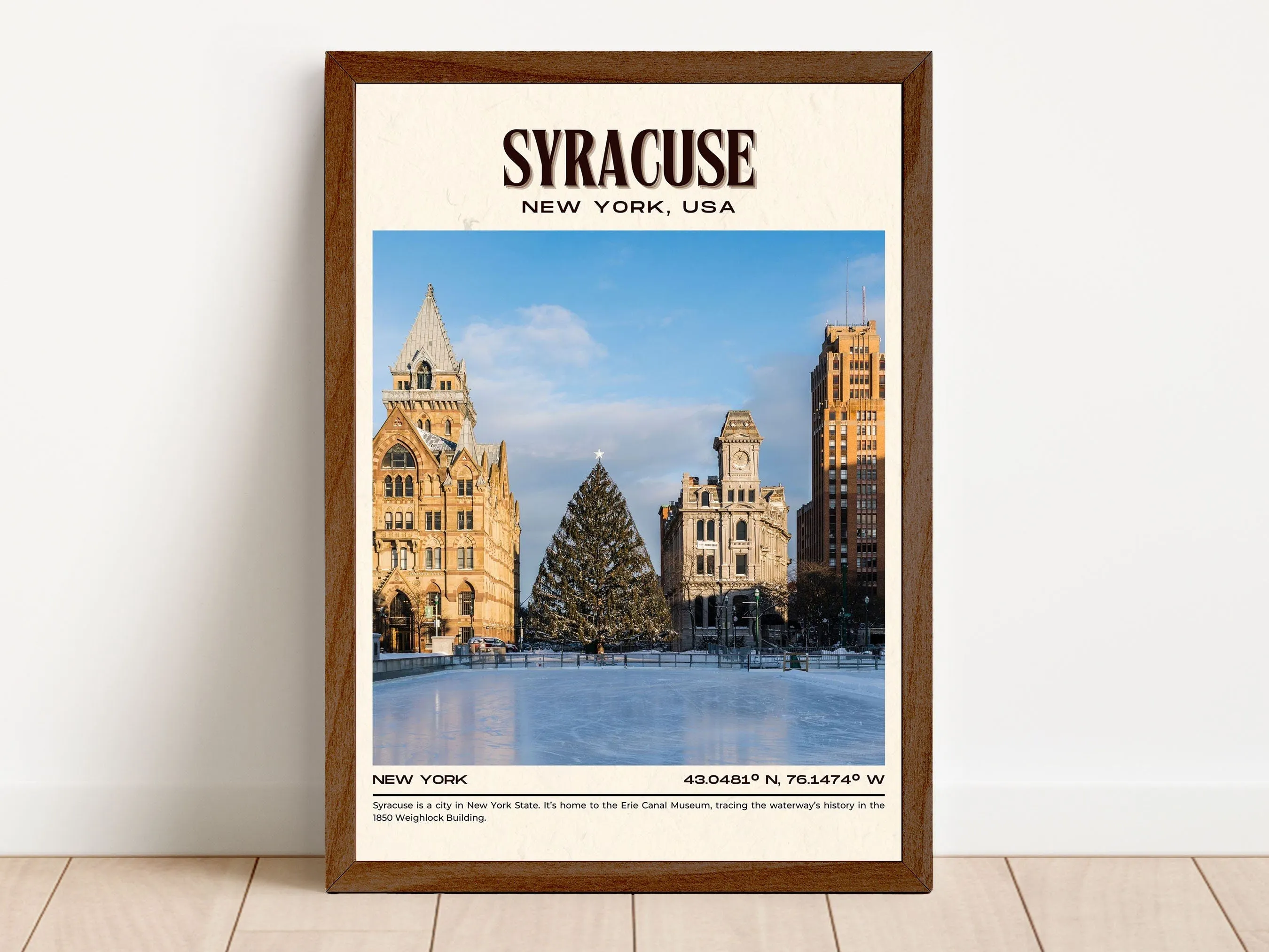 Syracuse Vintage Wall Art, New York, USA