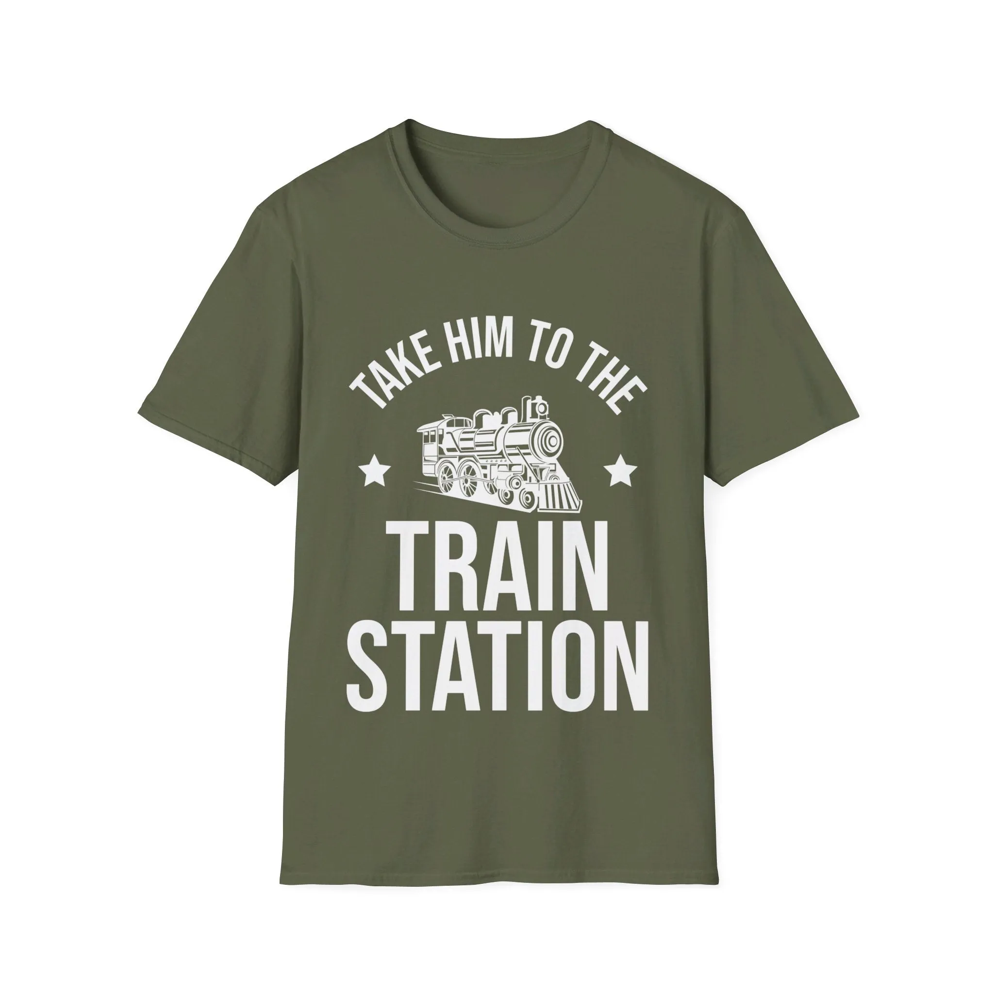 Take Him To The Train Station Platform T-Shirt Men Women