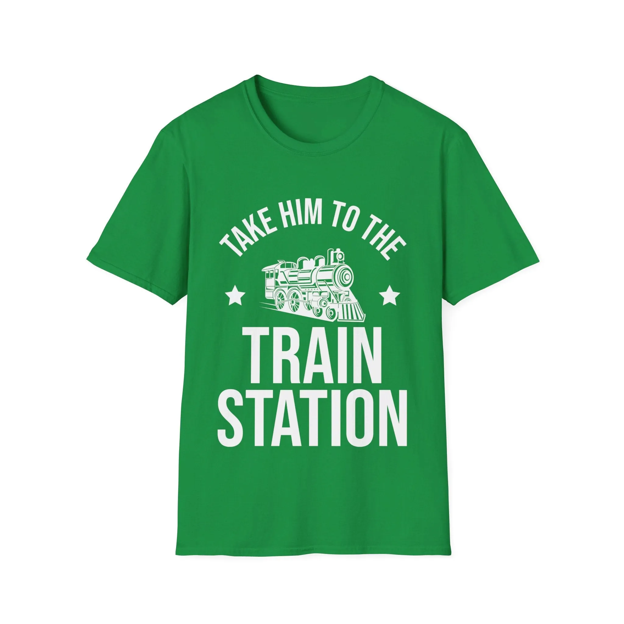 Take Him To The Train Station Platform T-Shirt Men Women