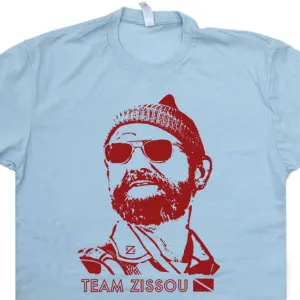 Team Zissou T Shirt The Life Aquatic T Shirt Bill Murray T Shirt Funny Scuba Diving Shirt