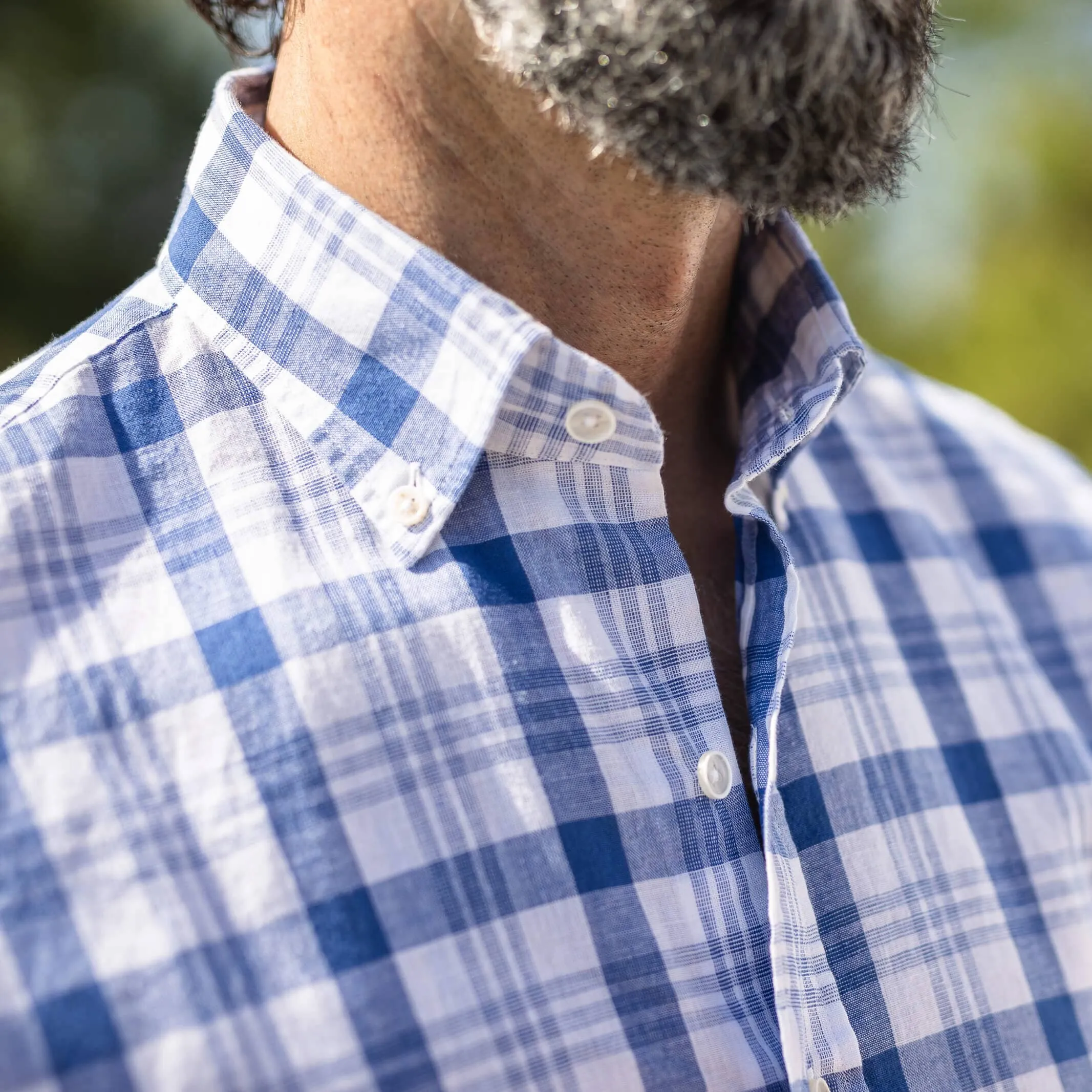 The Blue Joyner Cotton Linen Custom Shirt