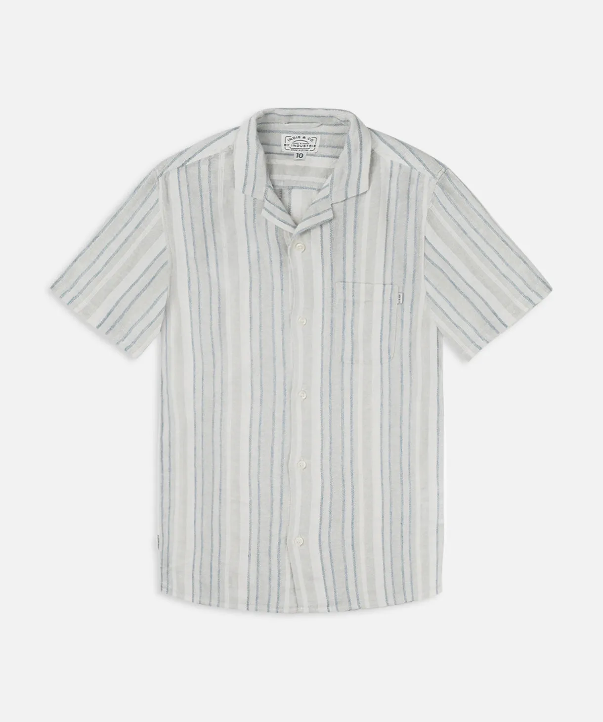 The Indie Livorno S/s Shirt - Stone Multi