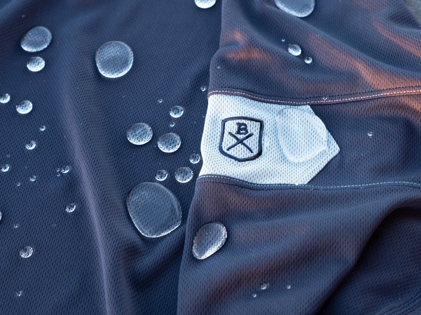 The Kanaha Hydrophobic Shirt for Men - Rich Navy (Storm Blue)