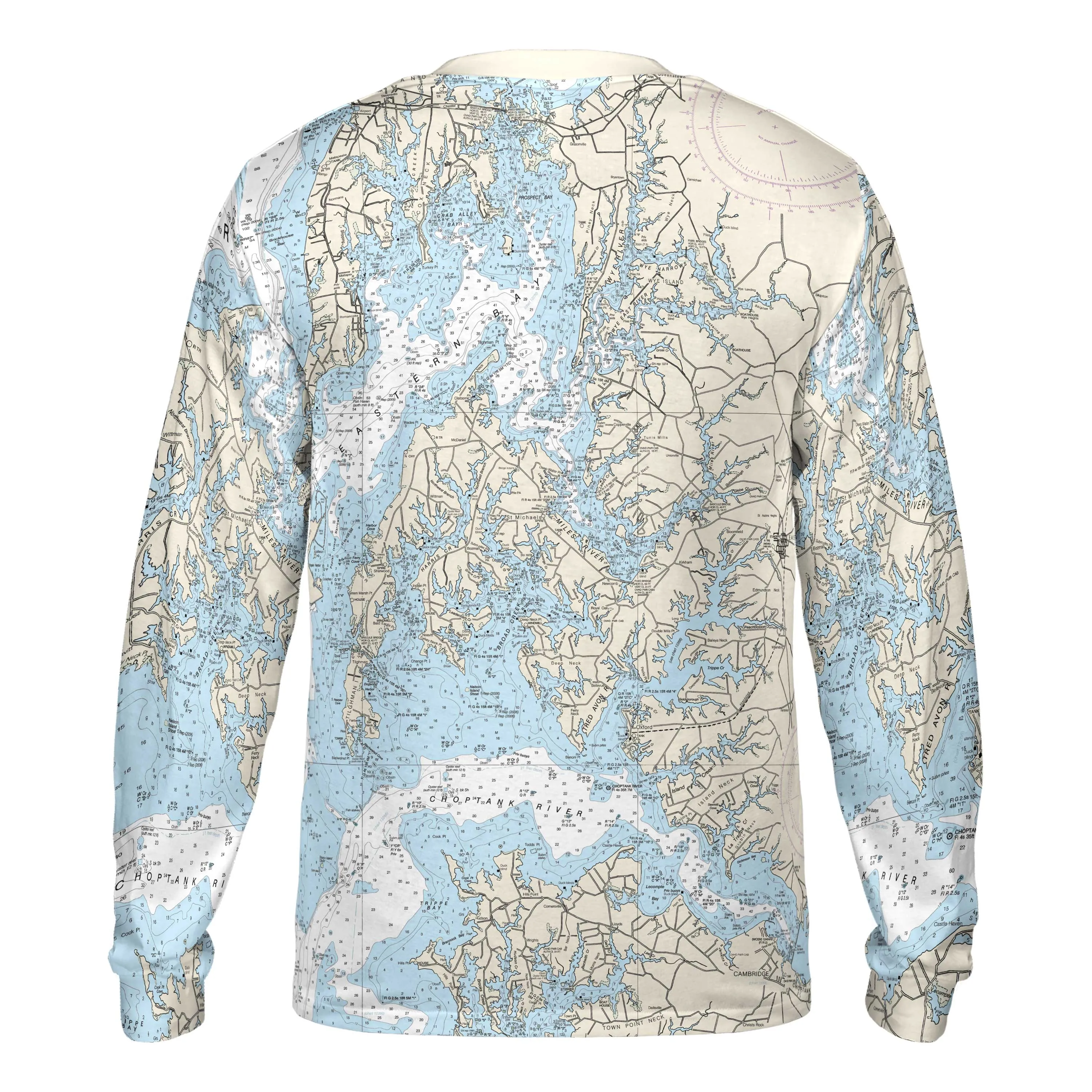 The St. Michaels and Eastern Bay Long Sleeve Performance Tee
