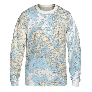 The St. Michaels and Eastern Bay Long Sleeve Performance Tee