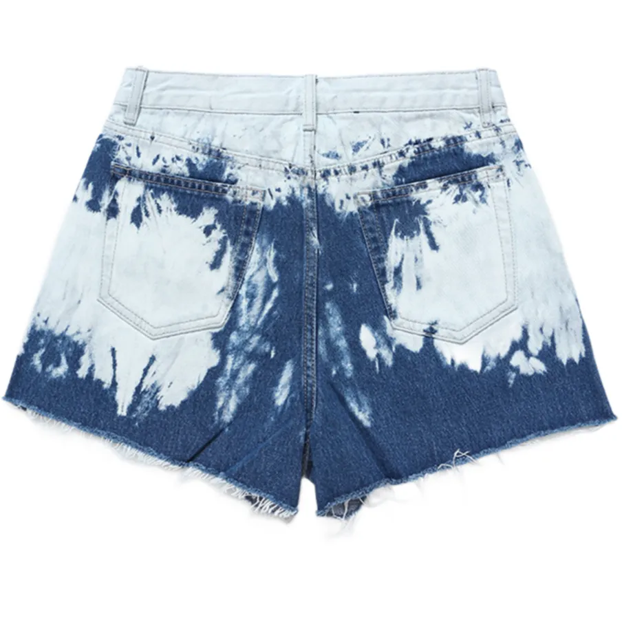 Tie Dye High Waist Shorts