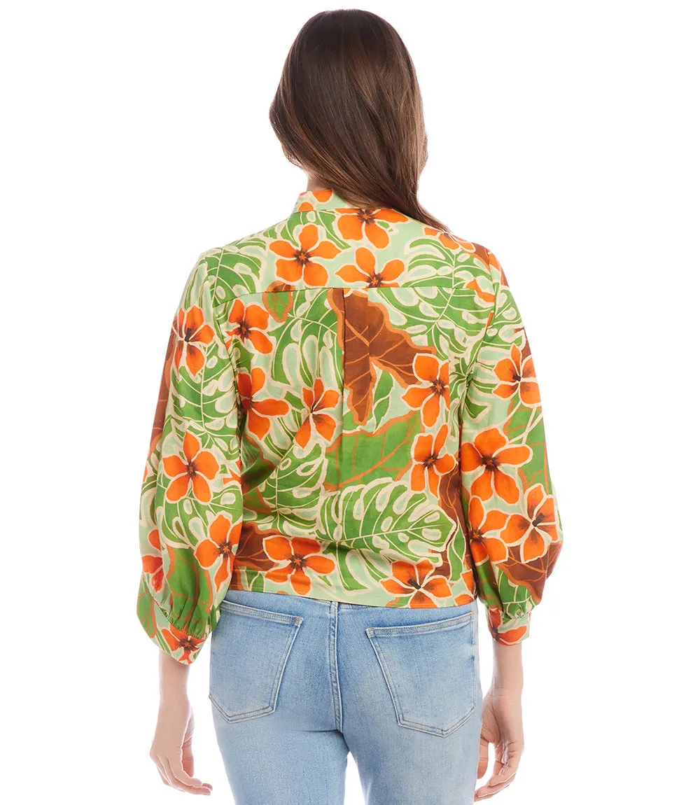 Tie-Front Top