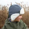 Toasty-Dry Trapper Hat | Heather Grey