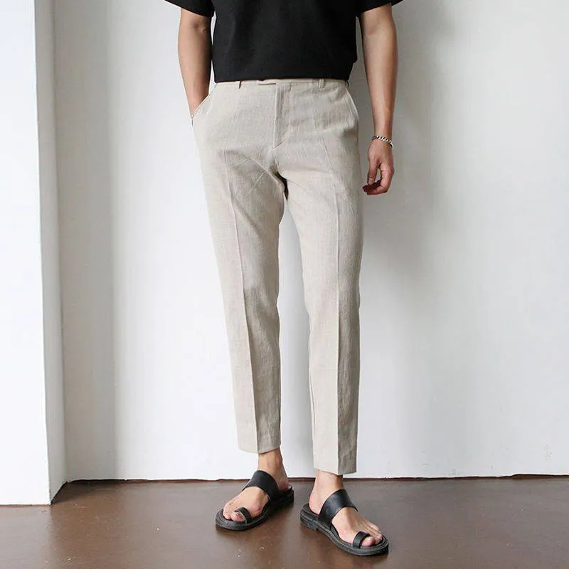 TRAVIS | OLD MONEY LINEN PANTS