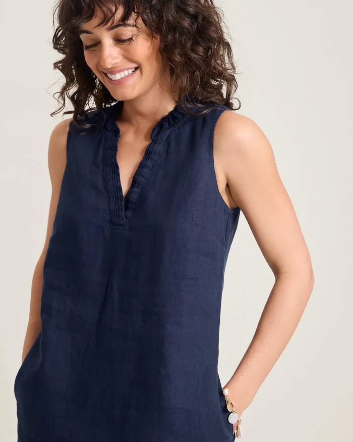 TWO PALMS DOUBLE RUFFLE DRESS
