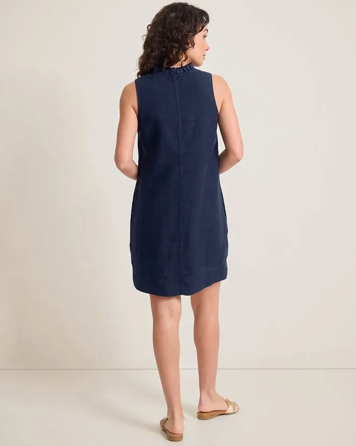 TWO PALMS DOUBLE RUFFLE DRESS