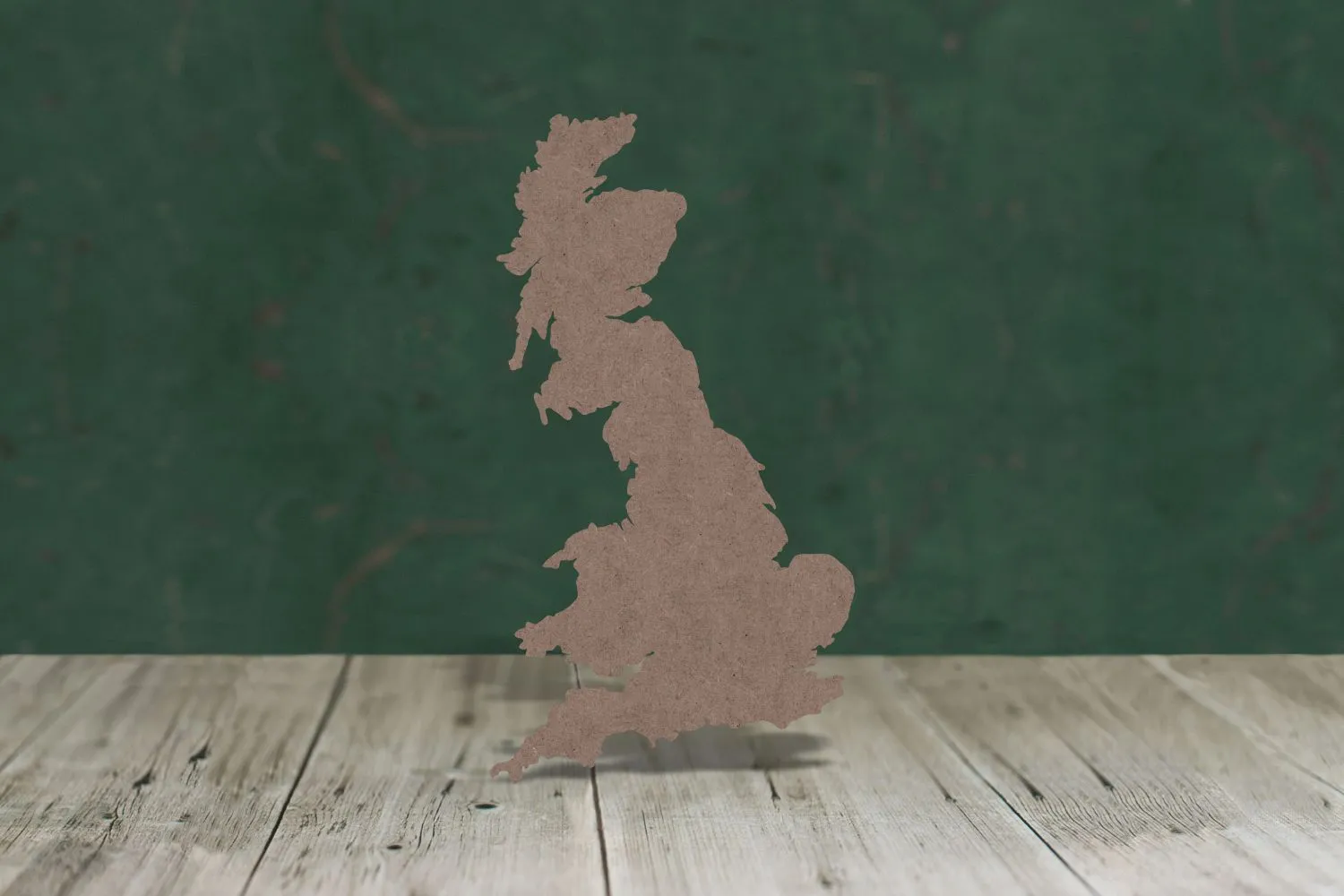 UK map outline - wooden craft cut-out - 2mm MDF