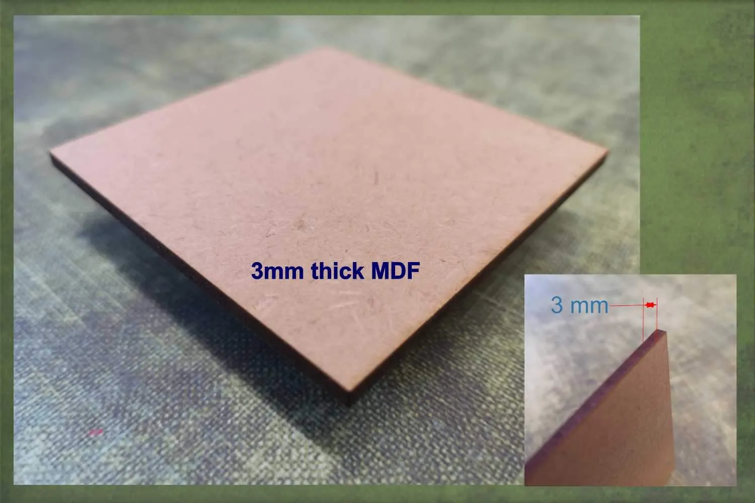 UK map outline - wooden craft cut-out - 3mm MDF