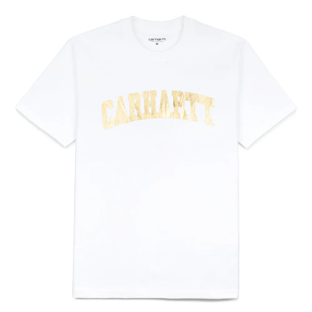University S/S Tee | White Gold