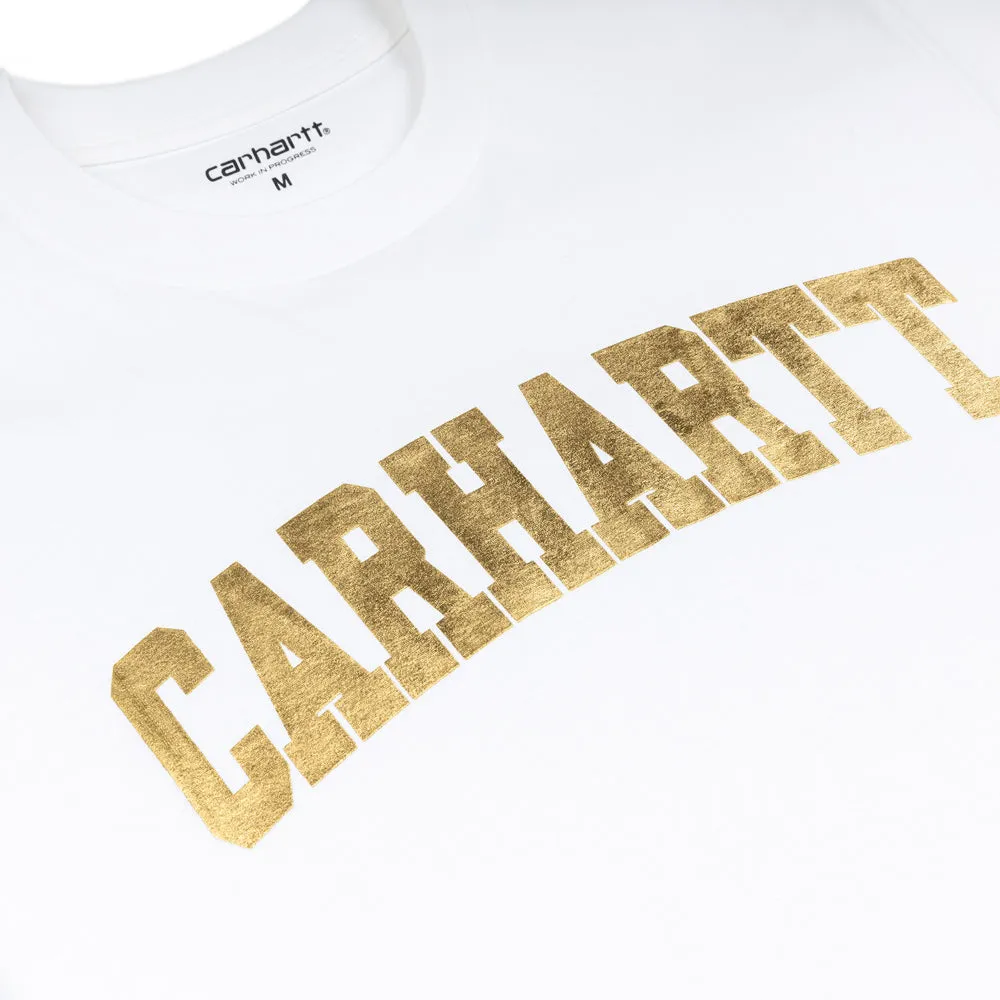 University S/S Tee | White Gold