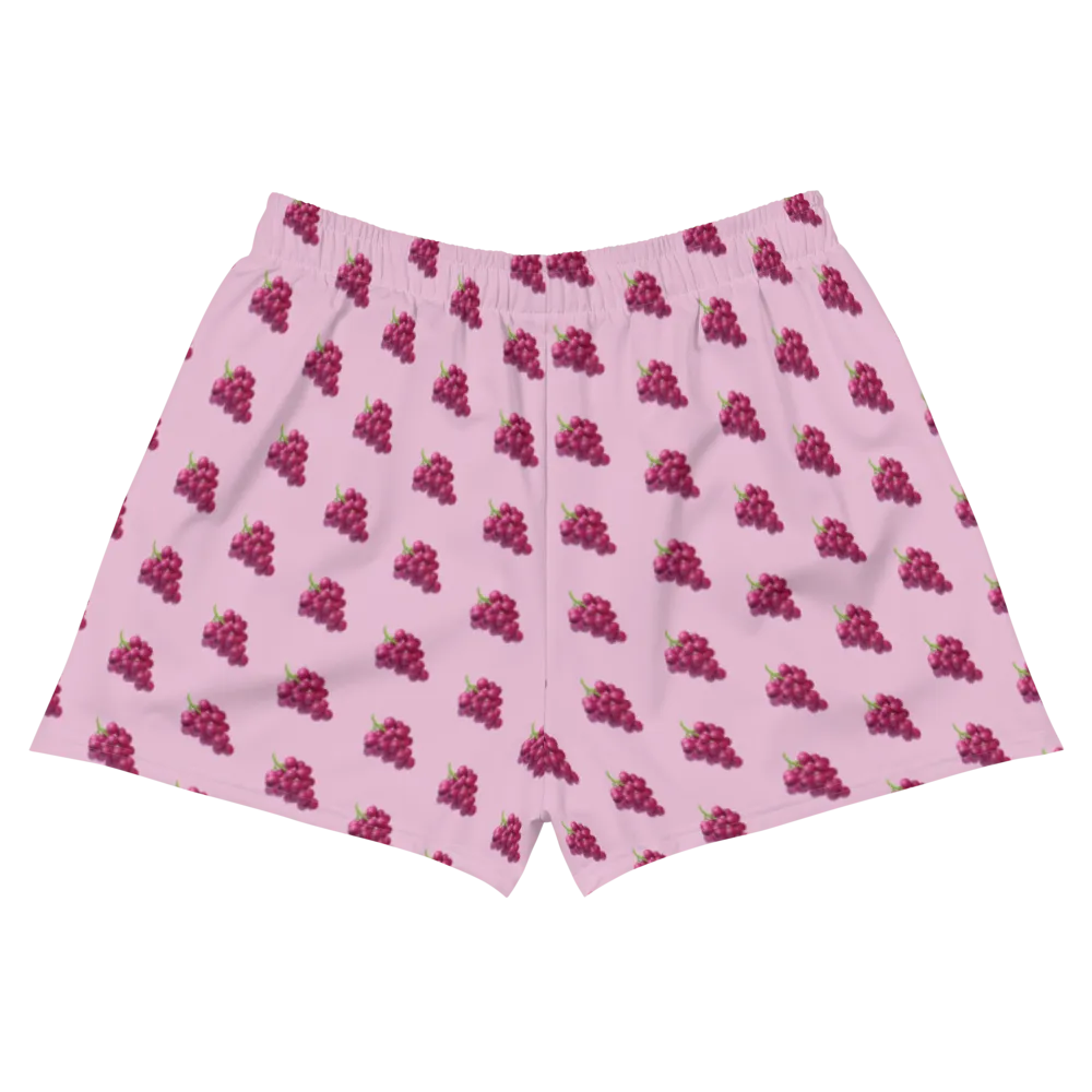 UVA 🍇 All-Over Print Women's Athletic Shorts