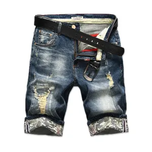 'Valencia' Men's Ripped Shorts