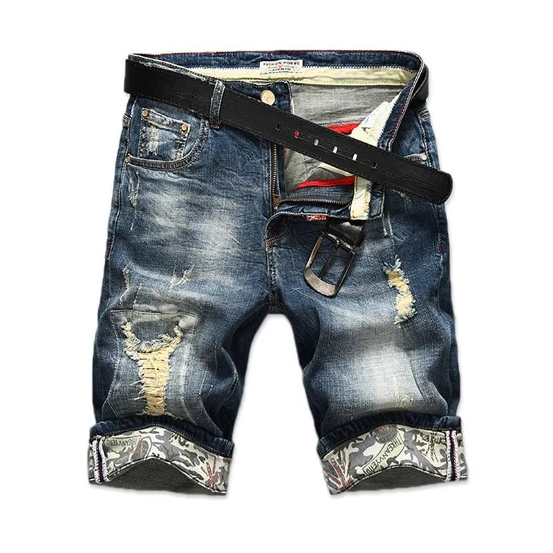 'Valencia' Men's Ripped Shorts