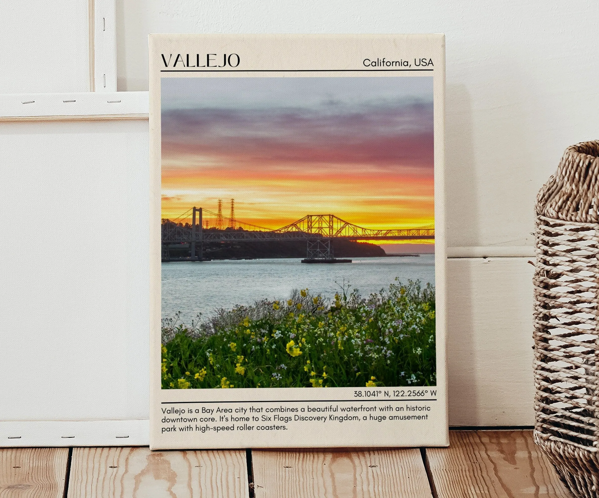 Vallejo Minimal Wall Art, California, USA