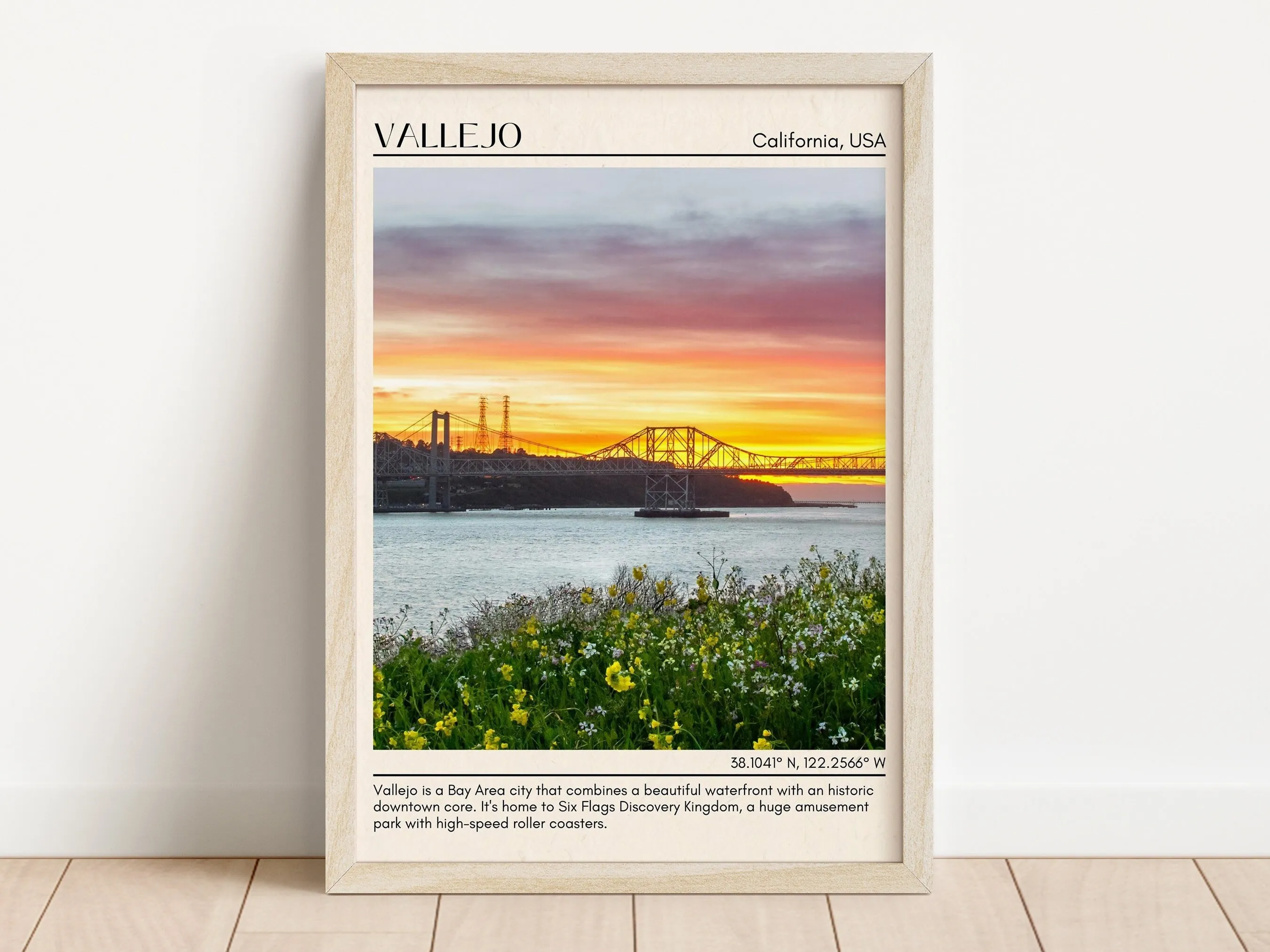 Vallejo Minimal Wall Art, California, USA