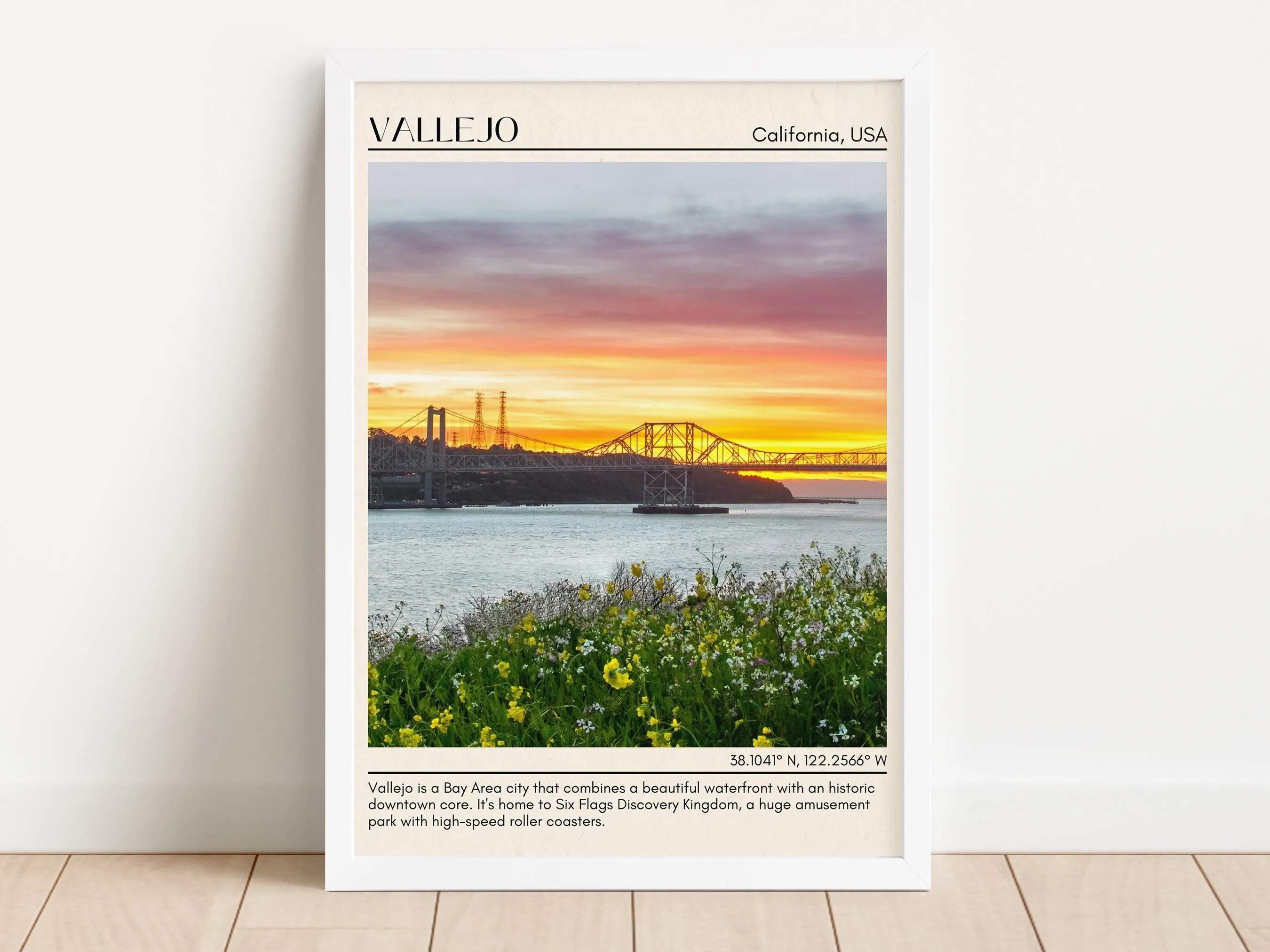 Vallejo Minimal Wall Art, California, USA