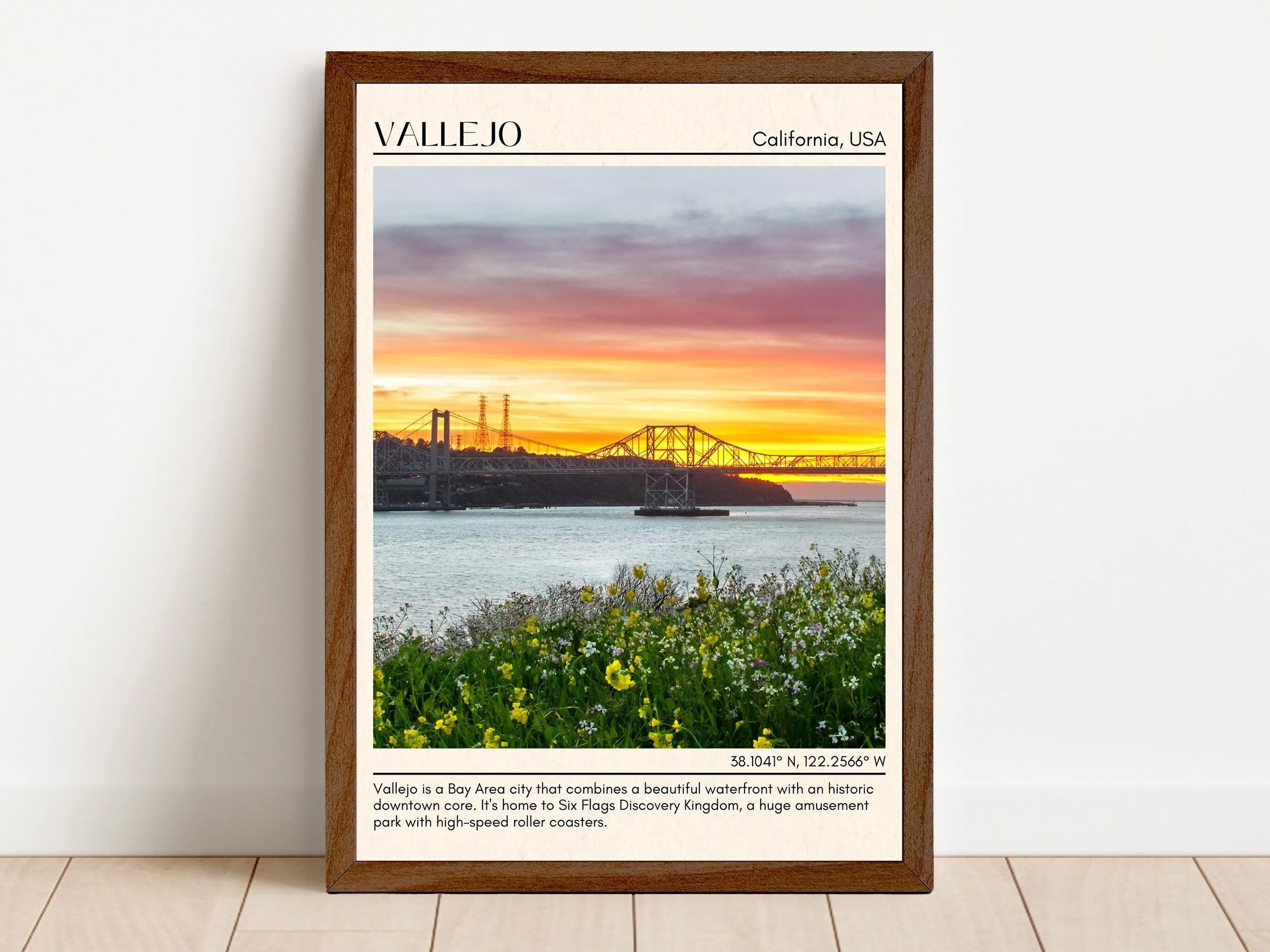 Vallejo Minimal Wall Art, California, USA