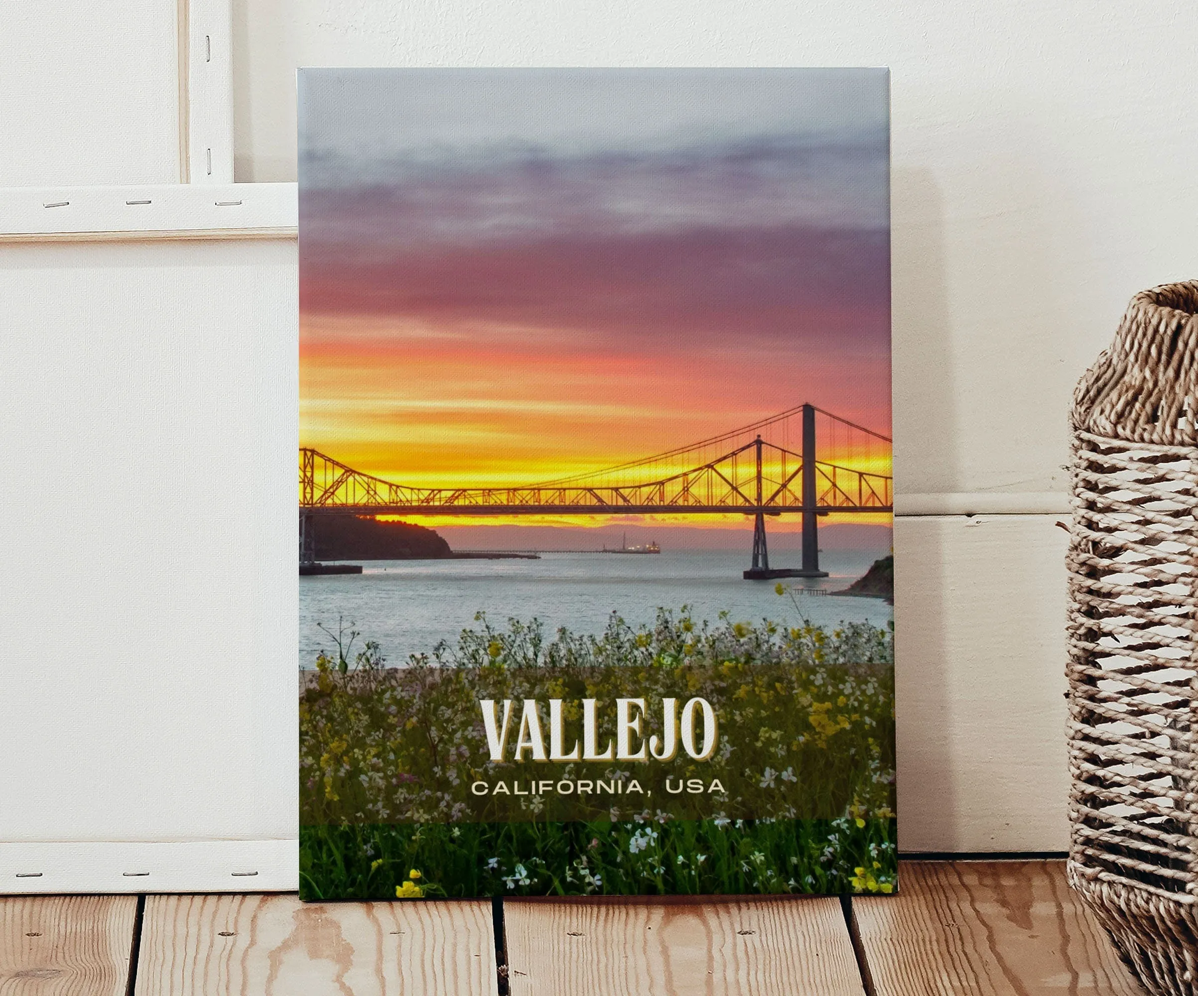 Vallejo Retro Wall Art, California, USA