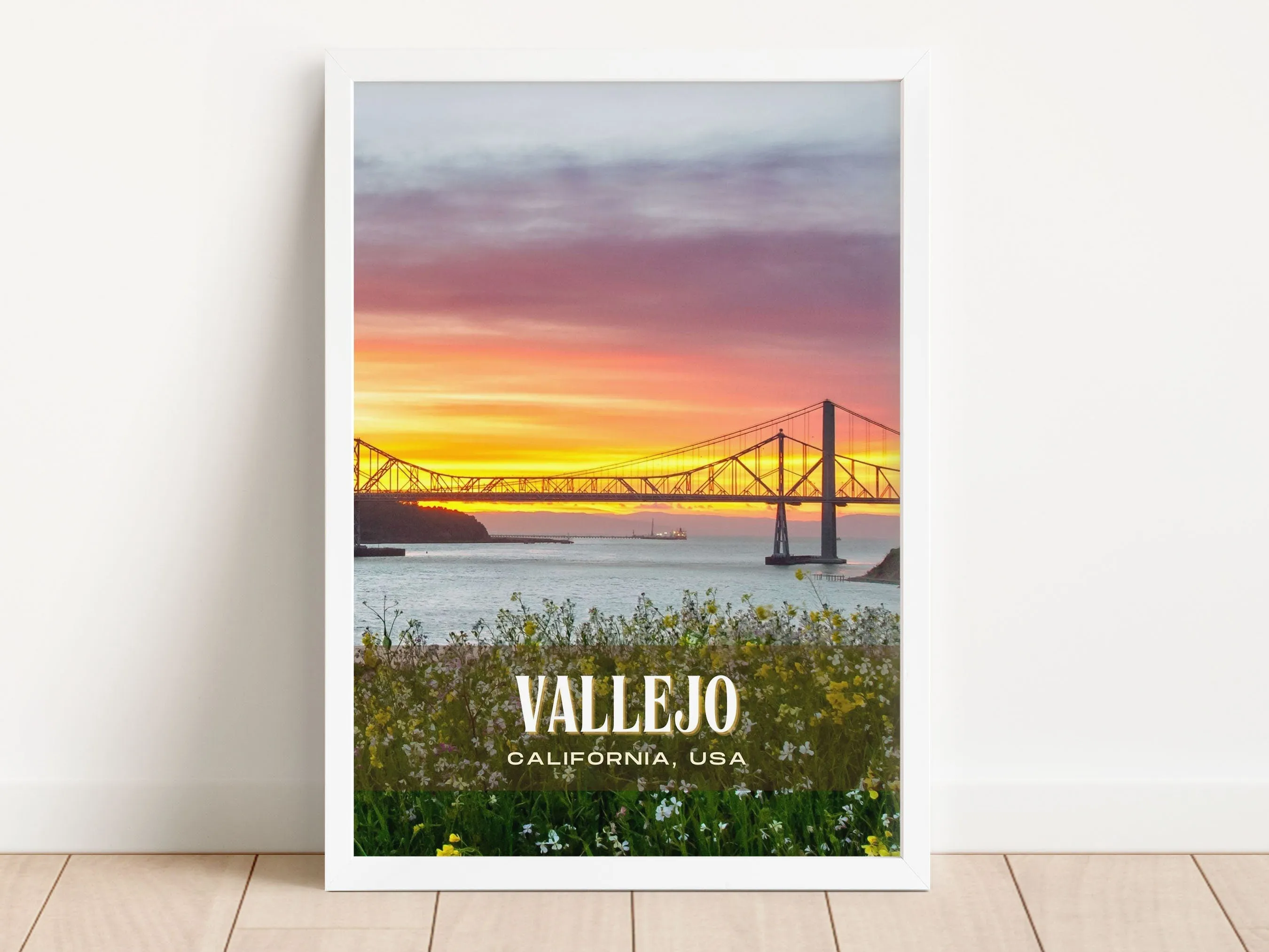 Vallejo Retro Wall Art, California, USA