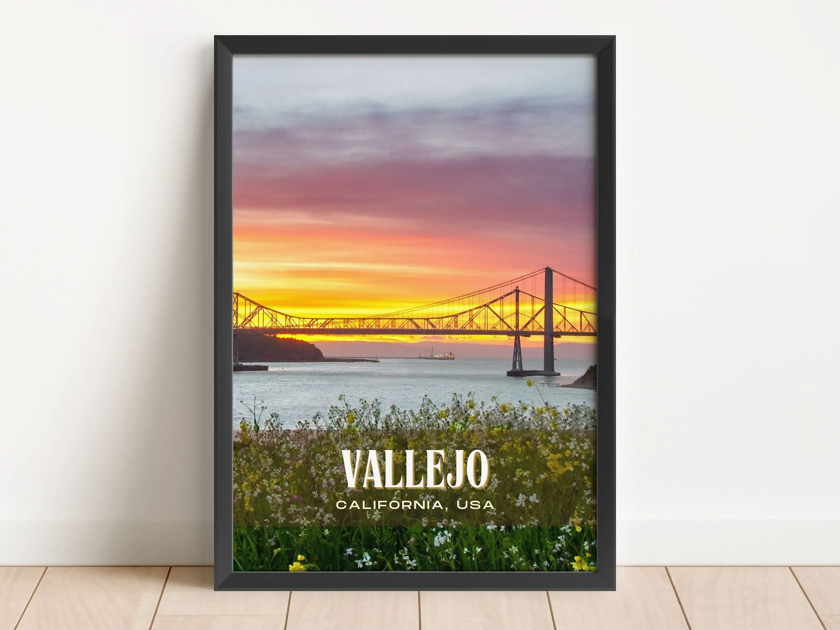 Vallejo Retro Wall Art, California, USA