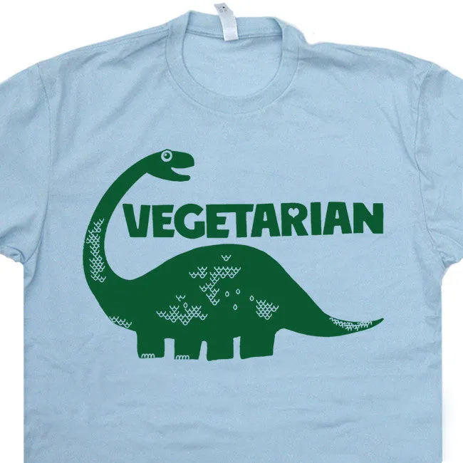Vegetarian T Shirt Vegetarian Dinosaur Shirt Funny Vegetarian T Shirt Saying