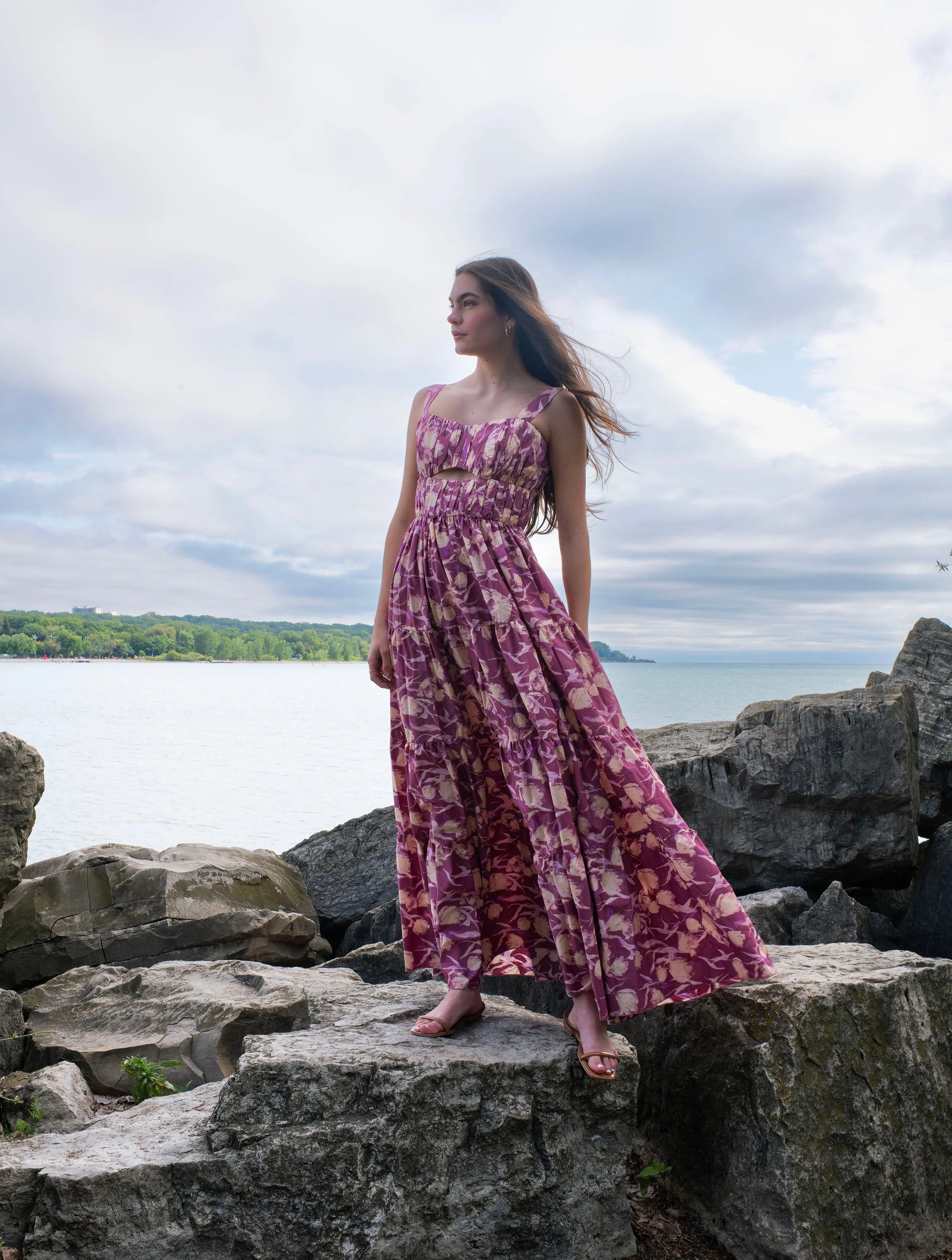 Vera Orchid Rush Cotton Dress