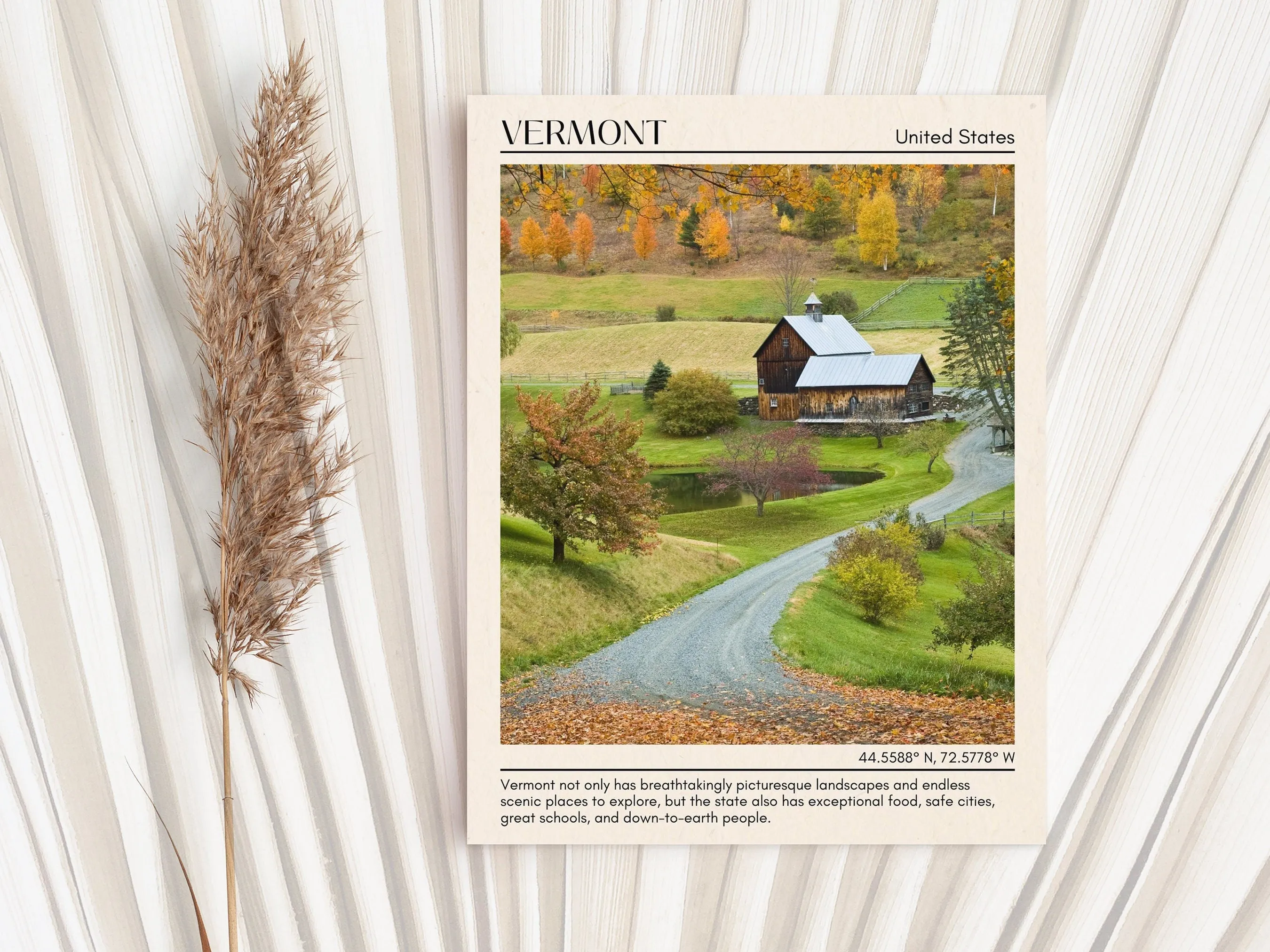 Vermont Wall Art, USA