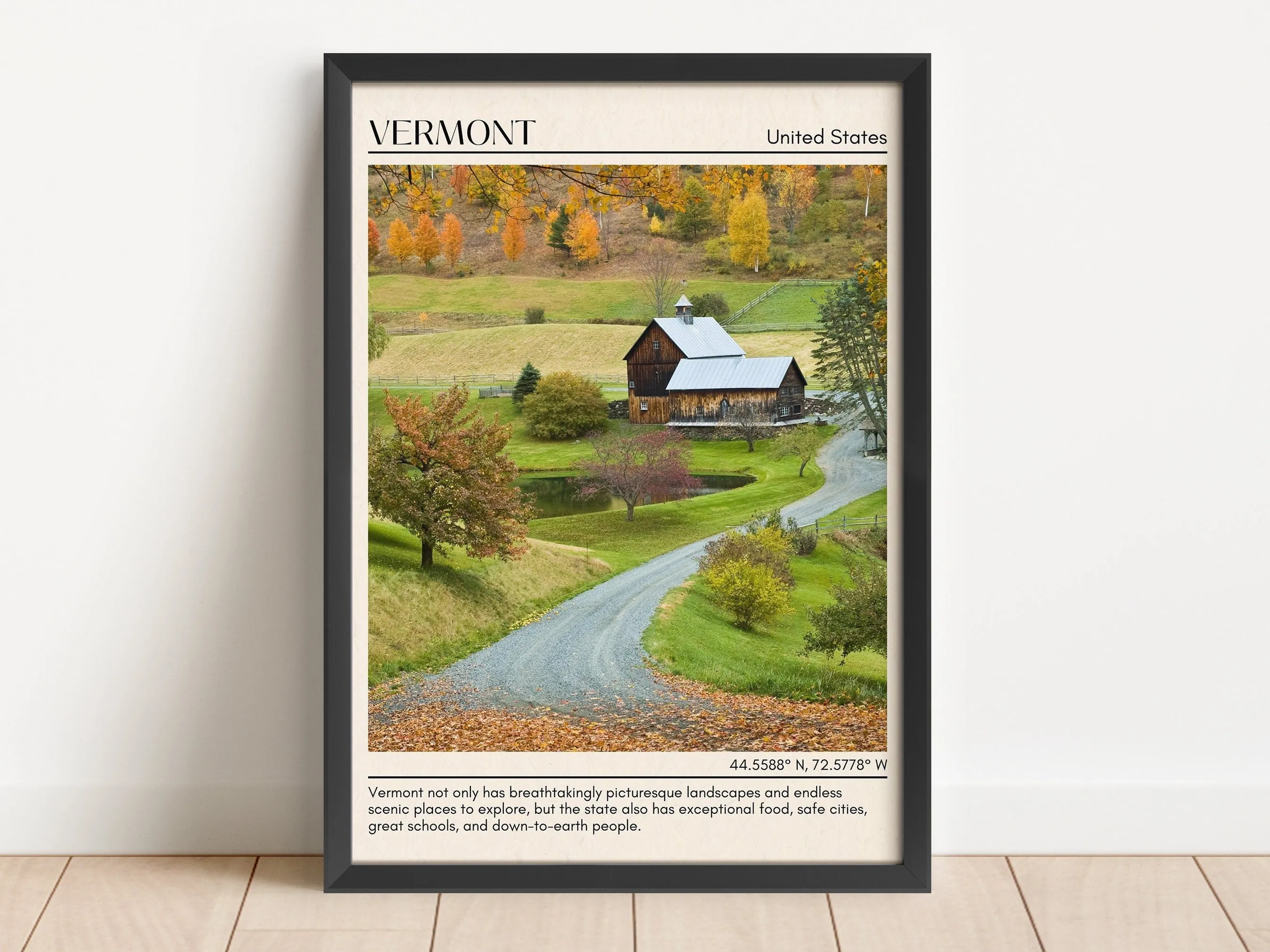 Vermont Wall Art, USA