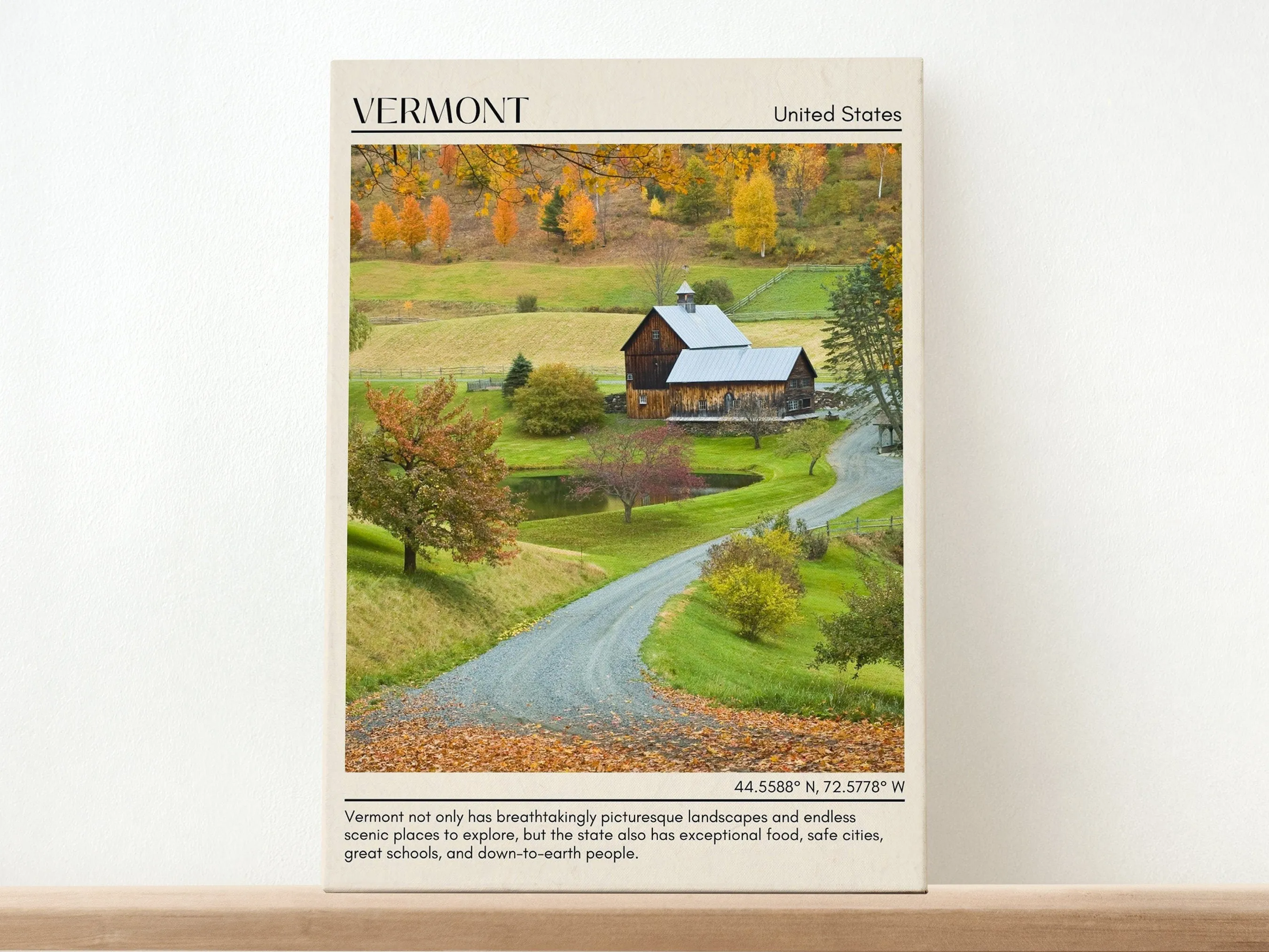Vermont Wall Art, USA