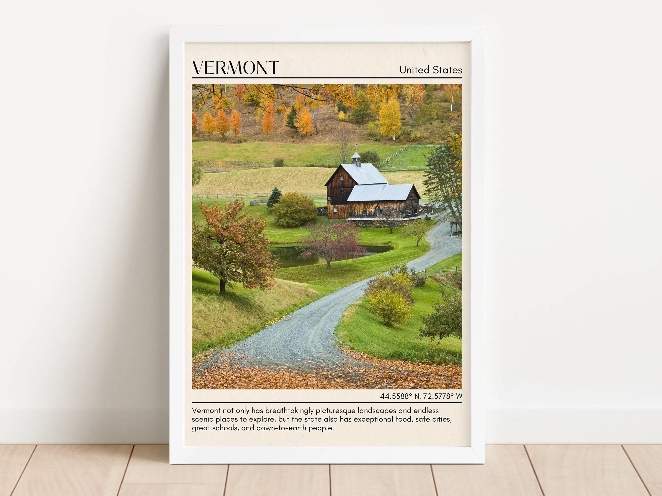 Vermont Wall Art, USA