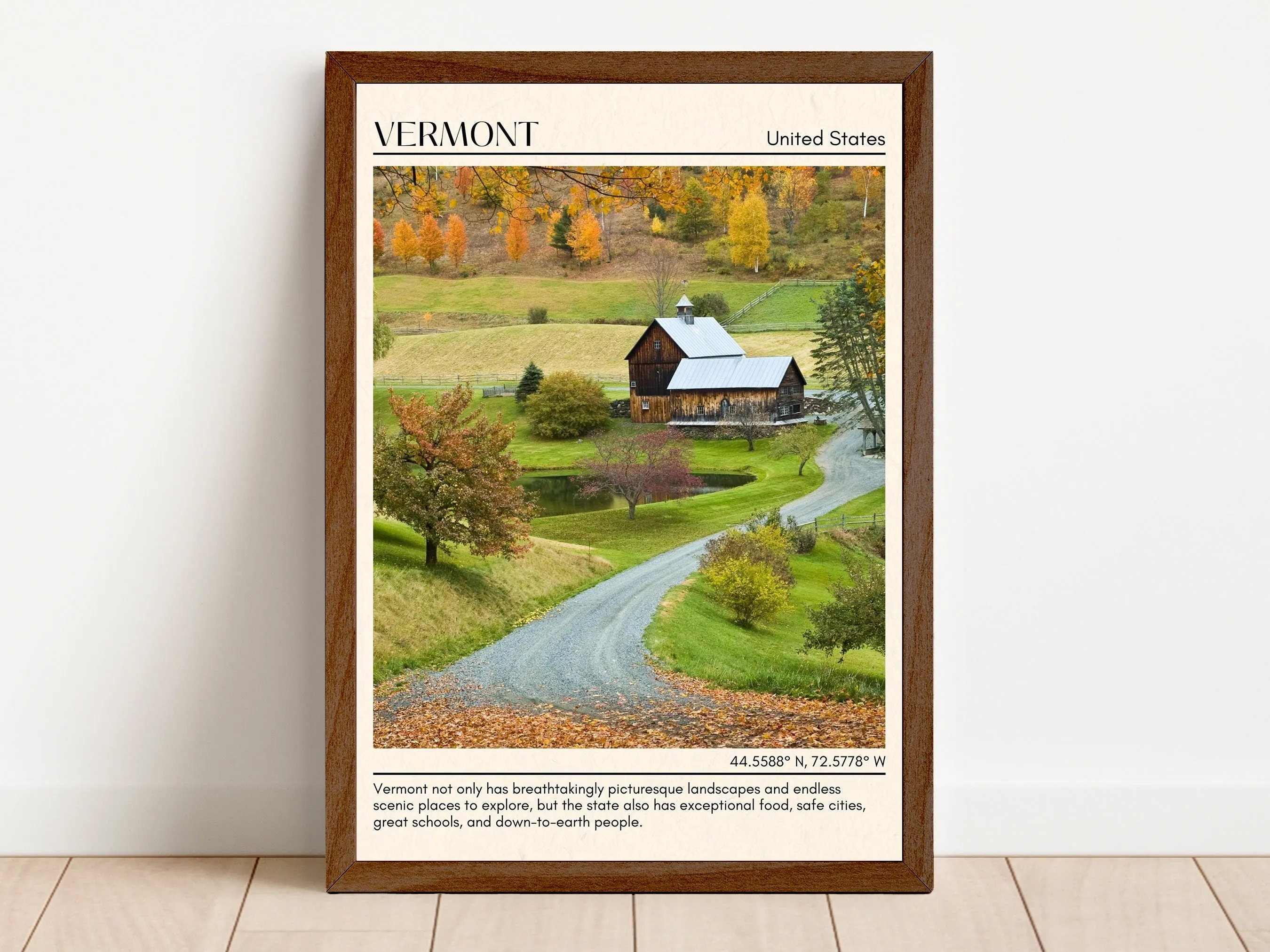 Vermont Wall Art, USA
