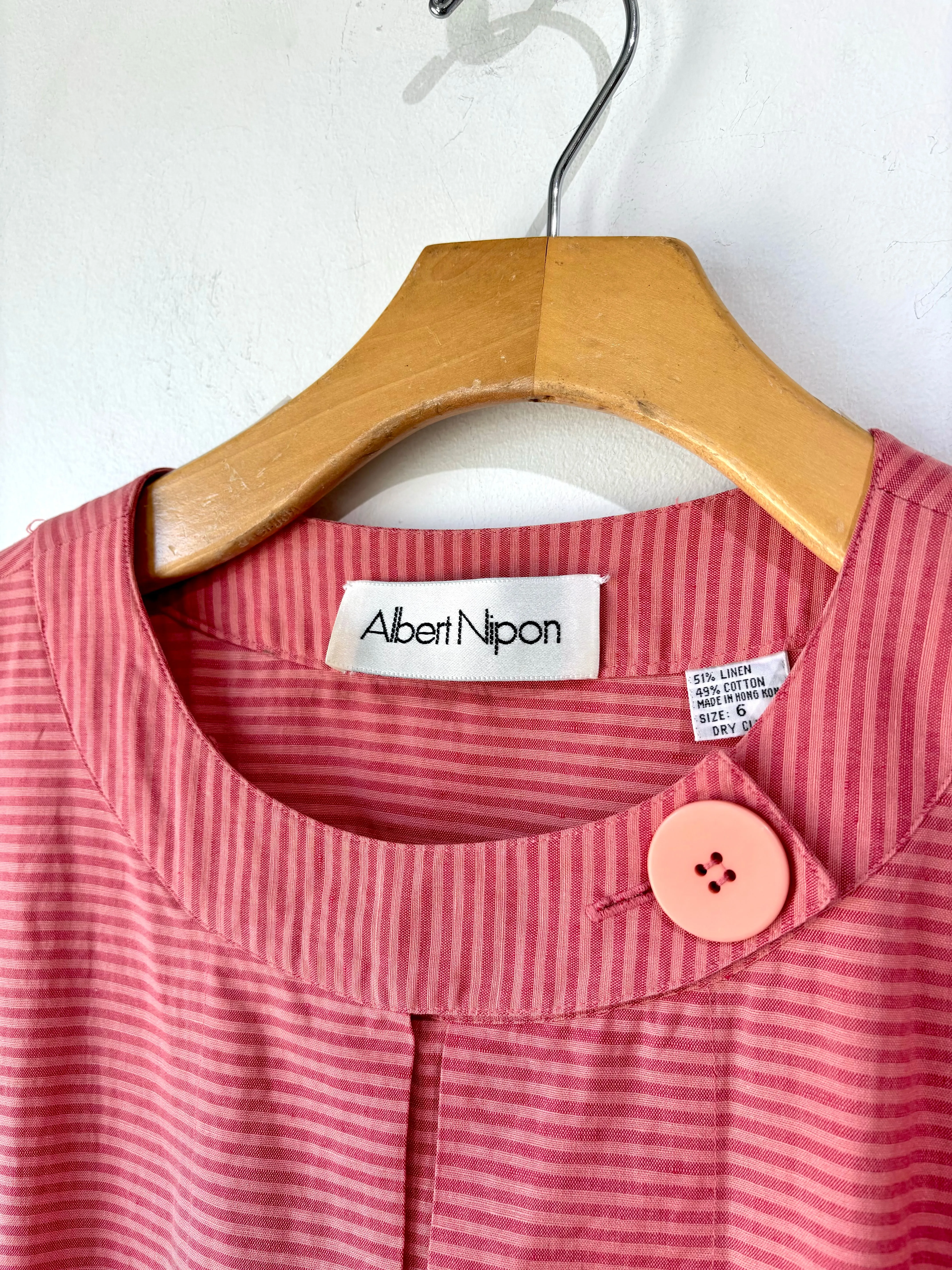 Vintage Albert Nipon Striped Dress